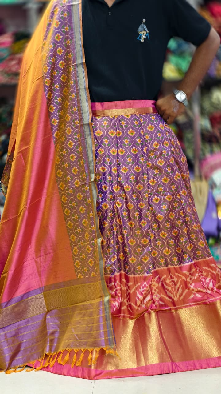 Pure Original Rajkoti Patola Silk Full Pair