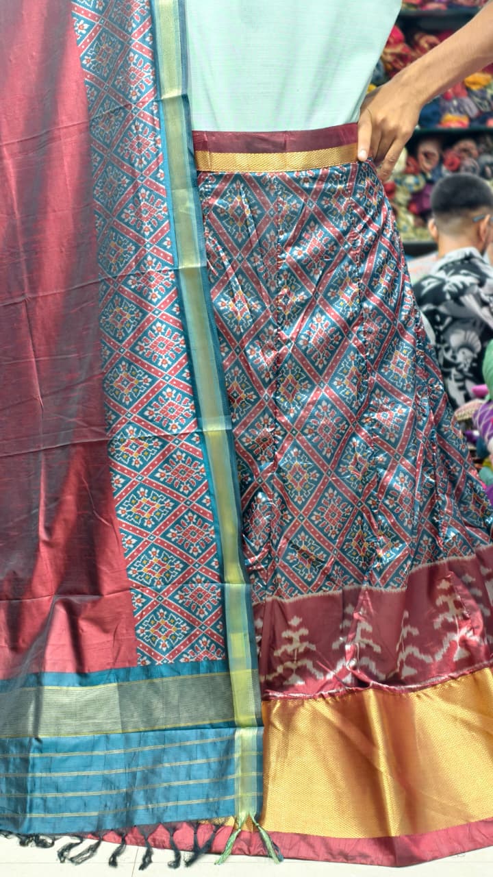 Pure Original Rajkoti Patola Silk Full Pair