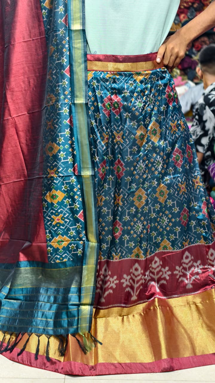 Pure Original Rajkoti Patola Silk Full Pair