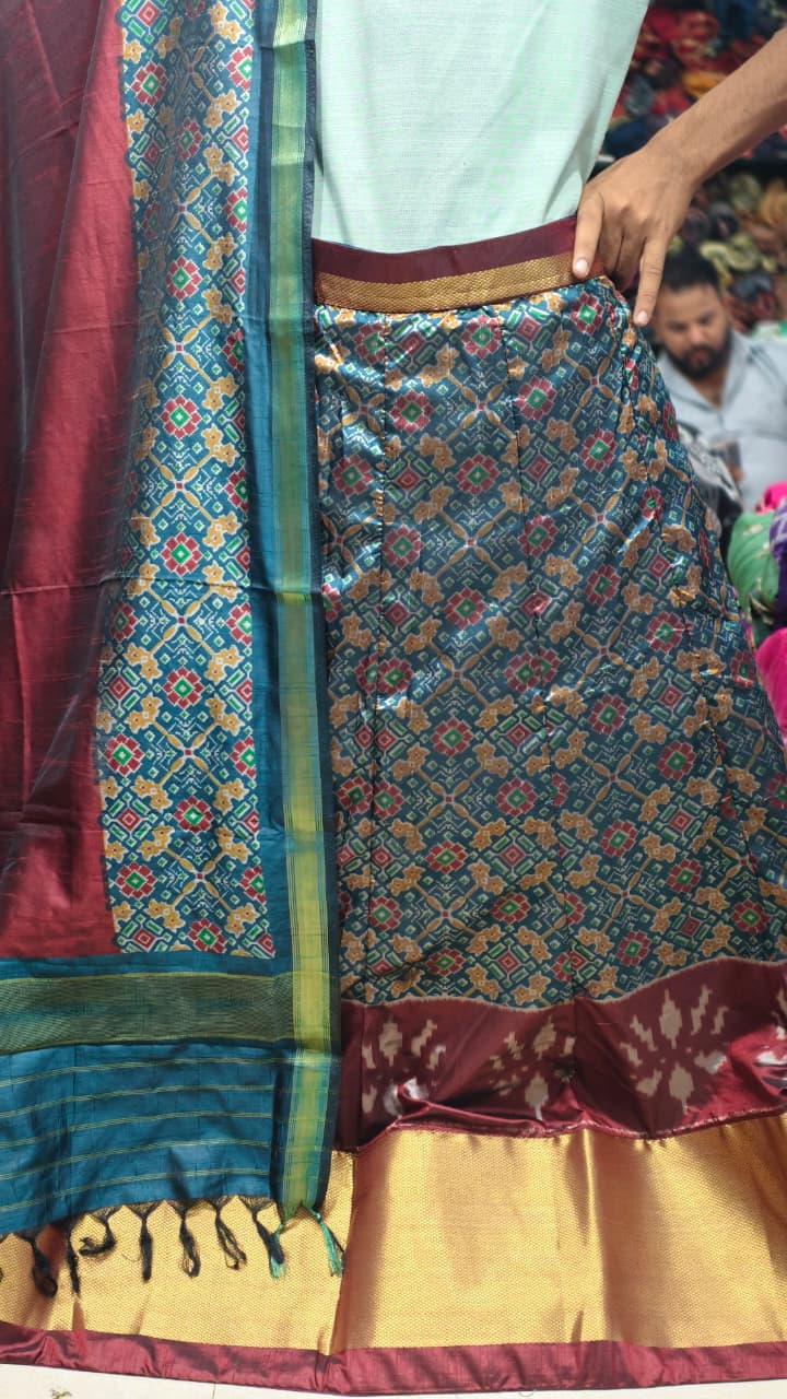 Pure Original Rajkoti Patola Silk Full Pair