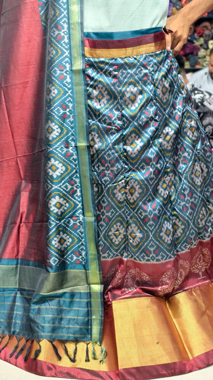 Pure Original Rajkoti Patola Silk Full Pair