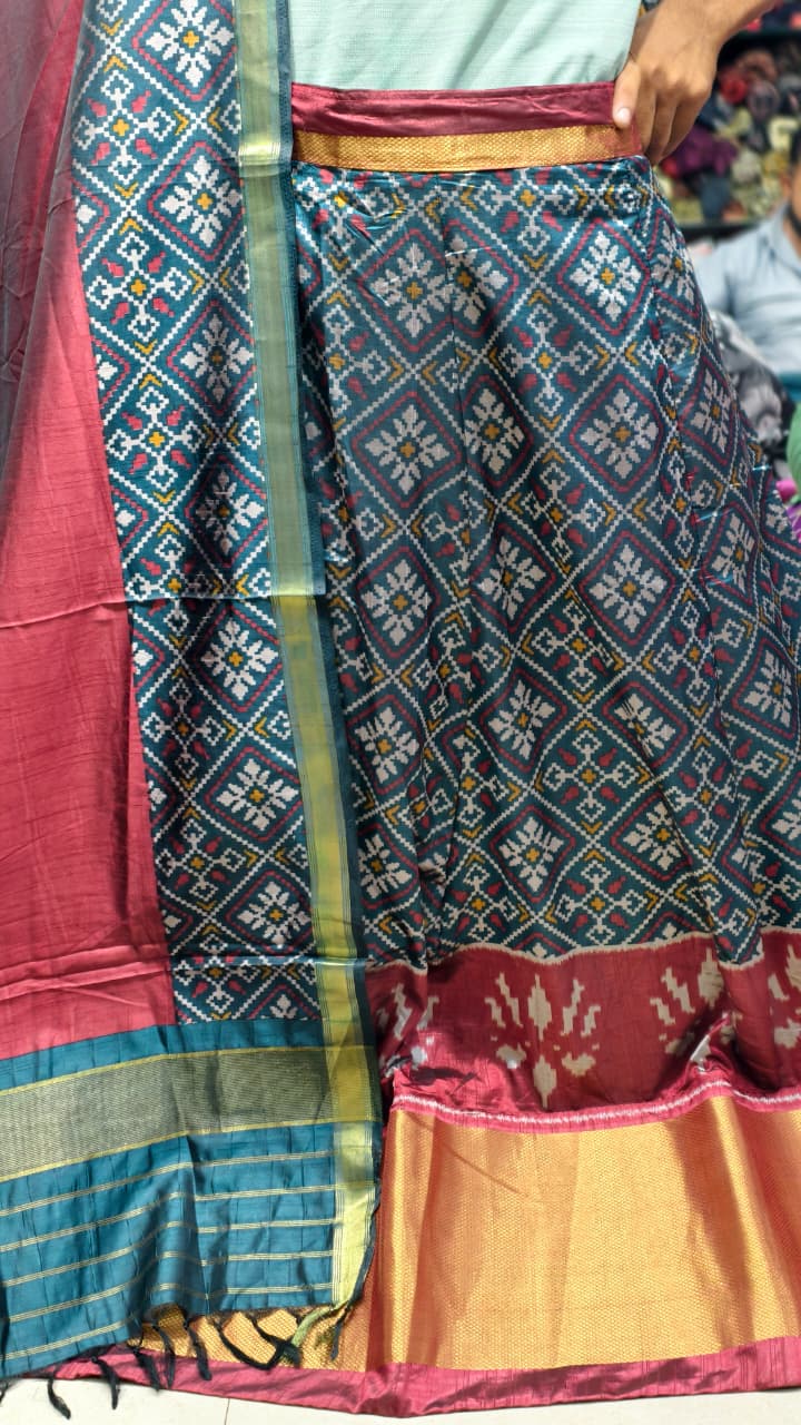 Pure Original Rajkoti Patola Silk Full Pair