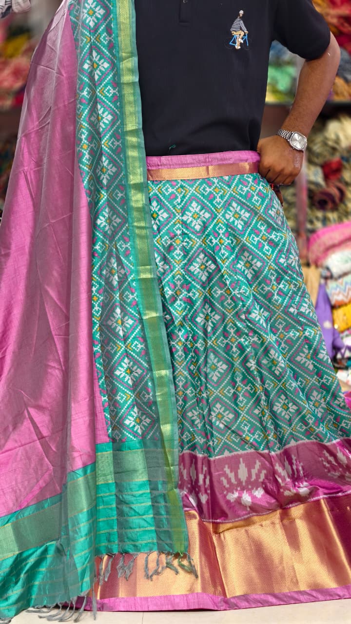 Pure Original Rajkoti Patola Silk Full Pair