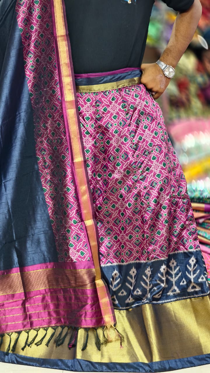 Pure Original Rajkoti Patola Silk Full Pair