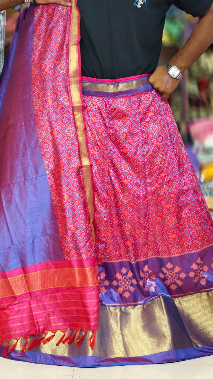 Pure Original Rajkoti Patola Silk Full Pair