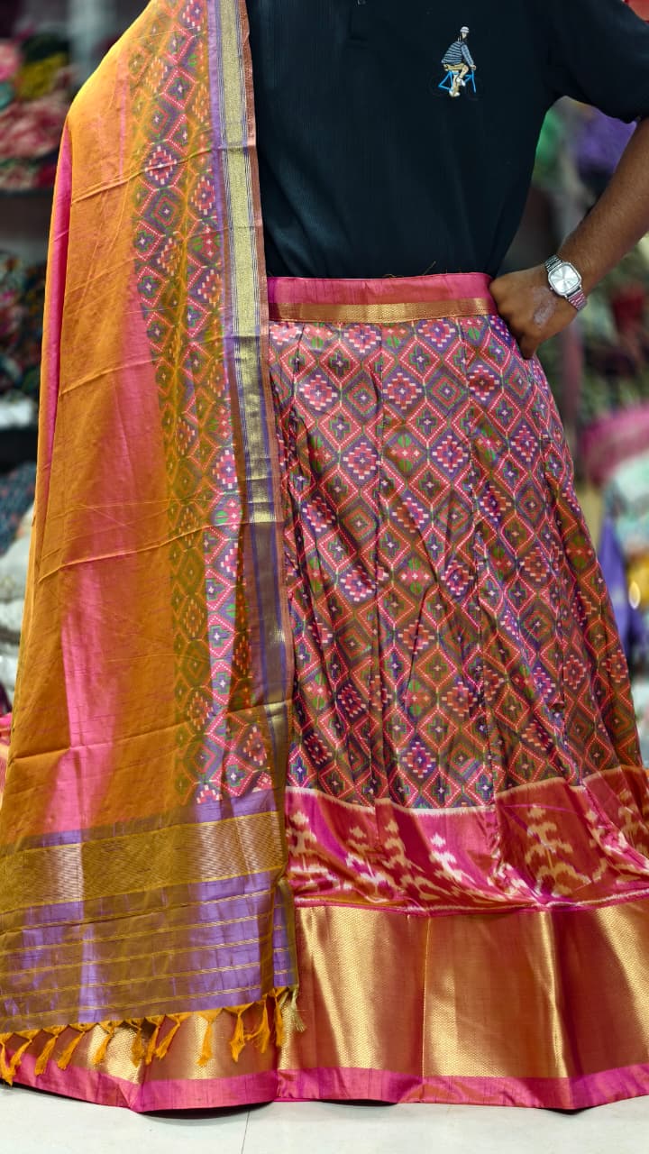 Pure Original Rajkoti Patola Silk Full Pair