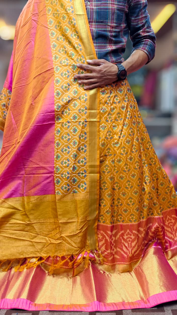 Pure Original Rajkoti Patola Silk Full Pair