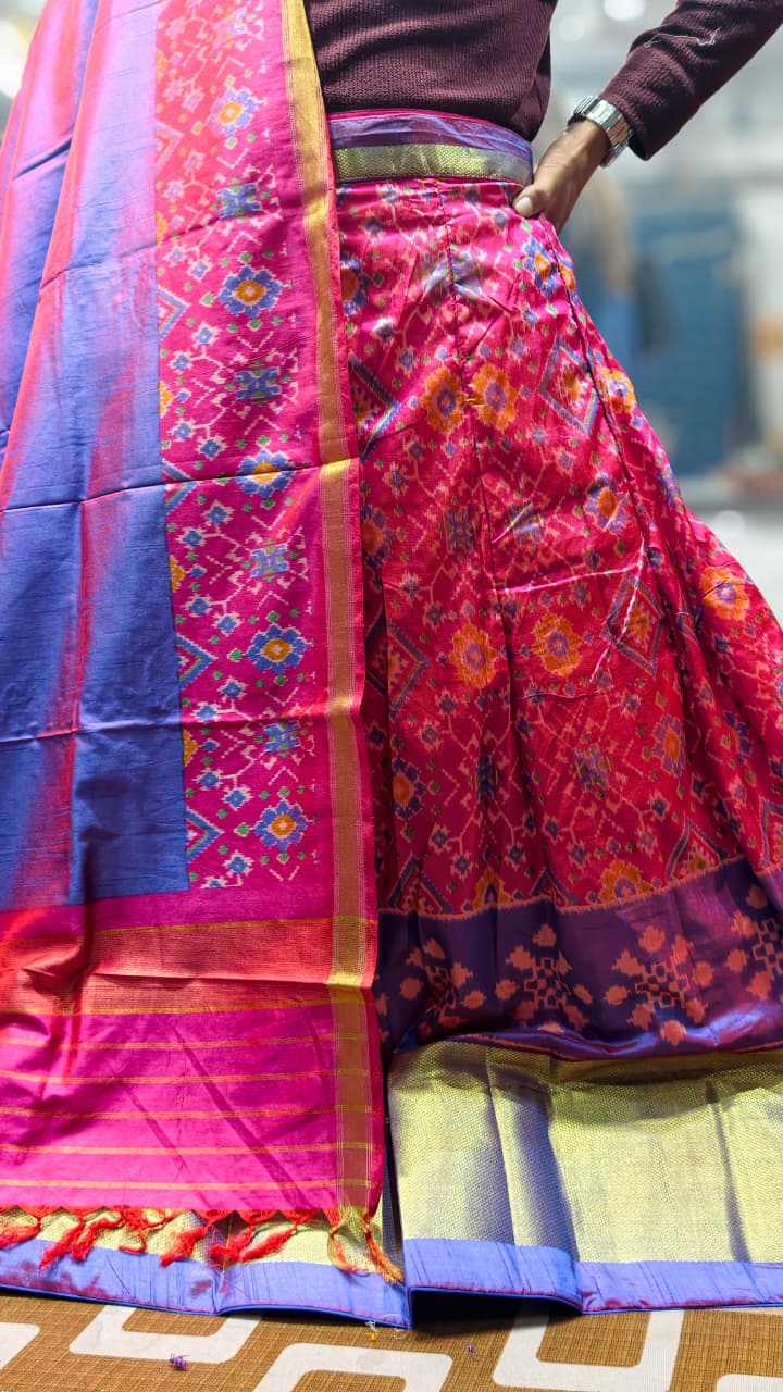 Pure Original Rajkoti Patola Silk Full Pair