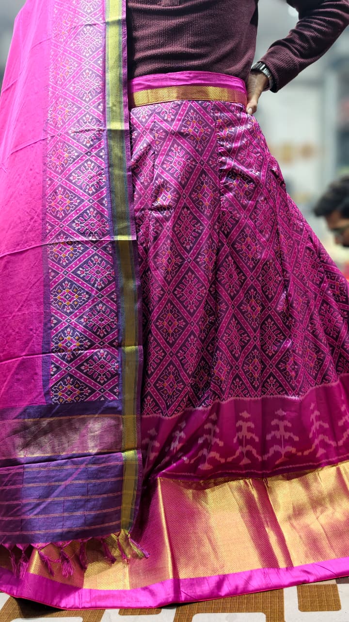 Pure Original Rajkoti Patola Silk Full Pair