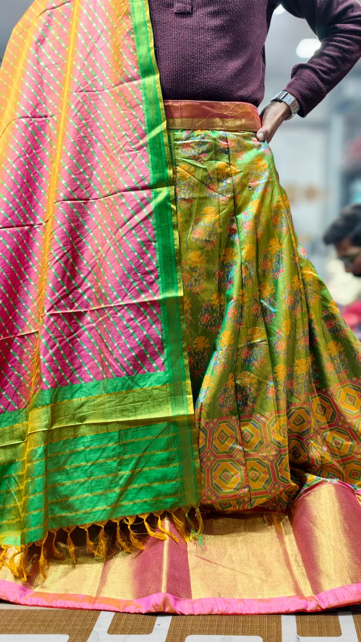 Pure Original Rajkoti Patola Silk Full Pair