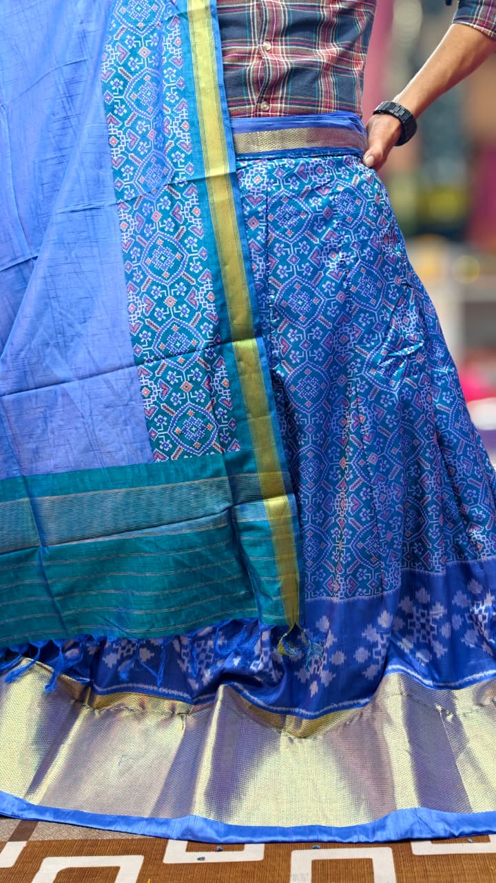 Pure Original Rajkoti Patola Silk Full Pair