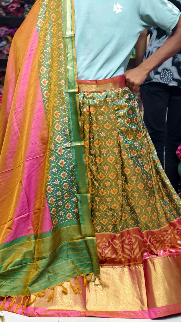 Pure Original Rajkoti Patola Silk Full Pair