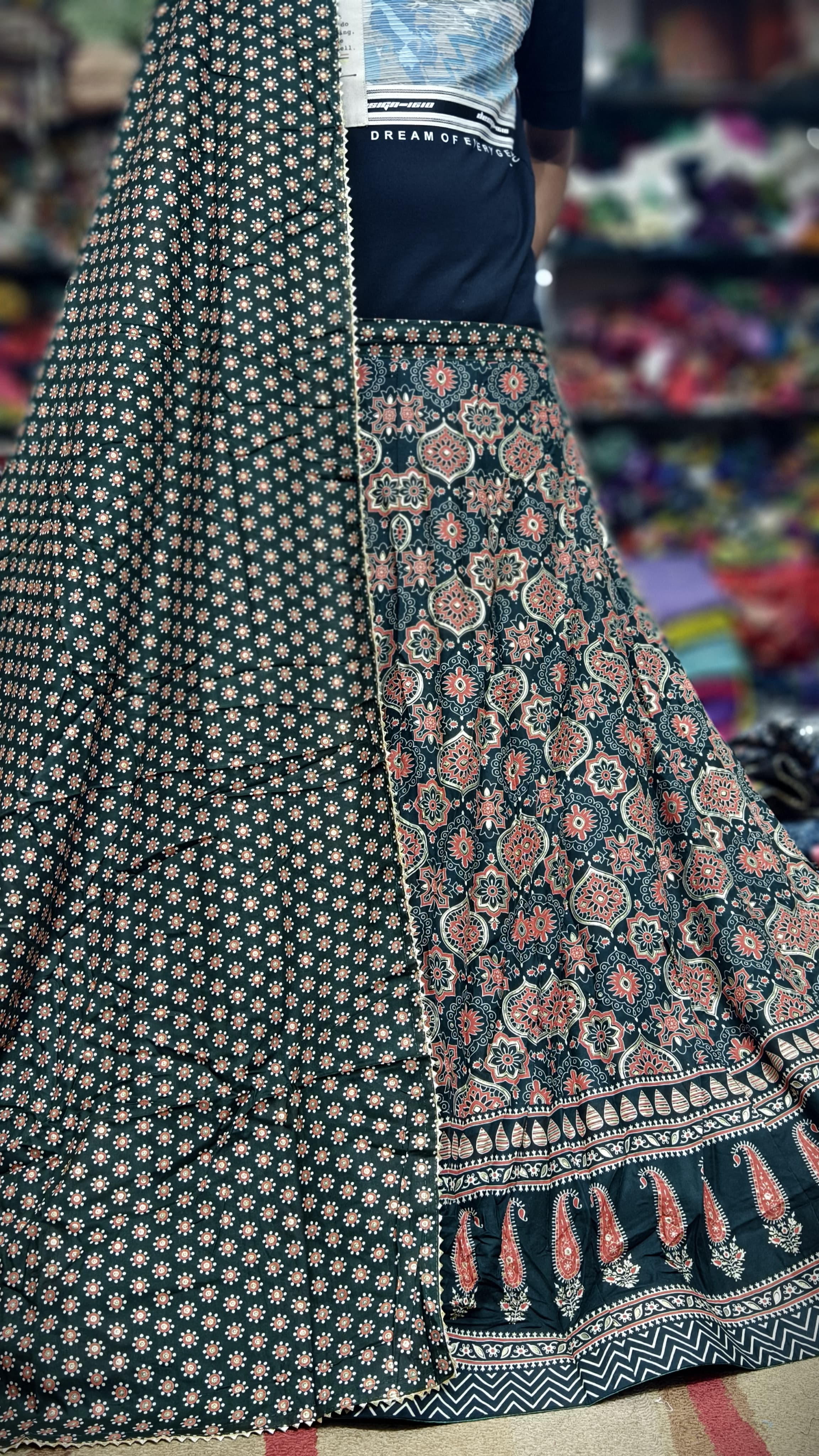 Pure Cotton Ajrakhi Print Full 3-Piece Set