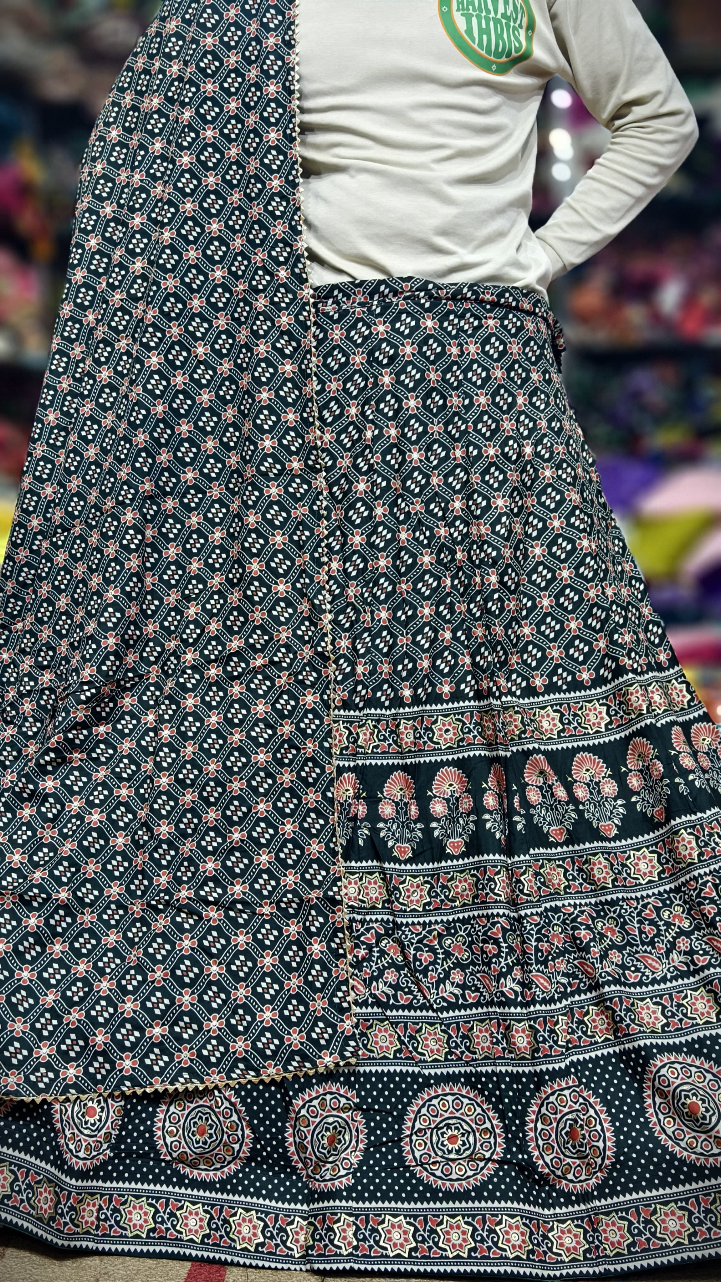 Pure Cotton Ajrakhi Print Full 3-Piece Set