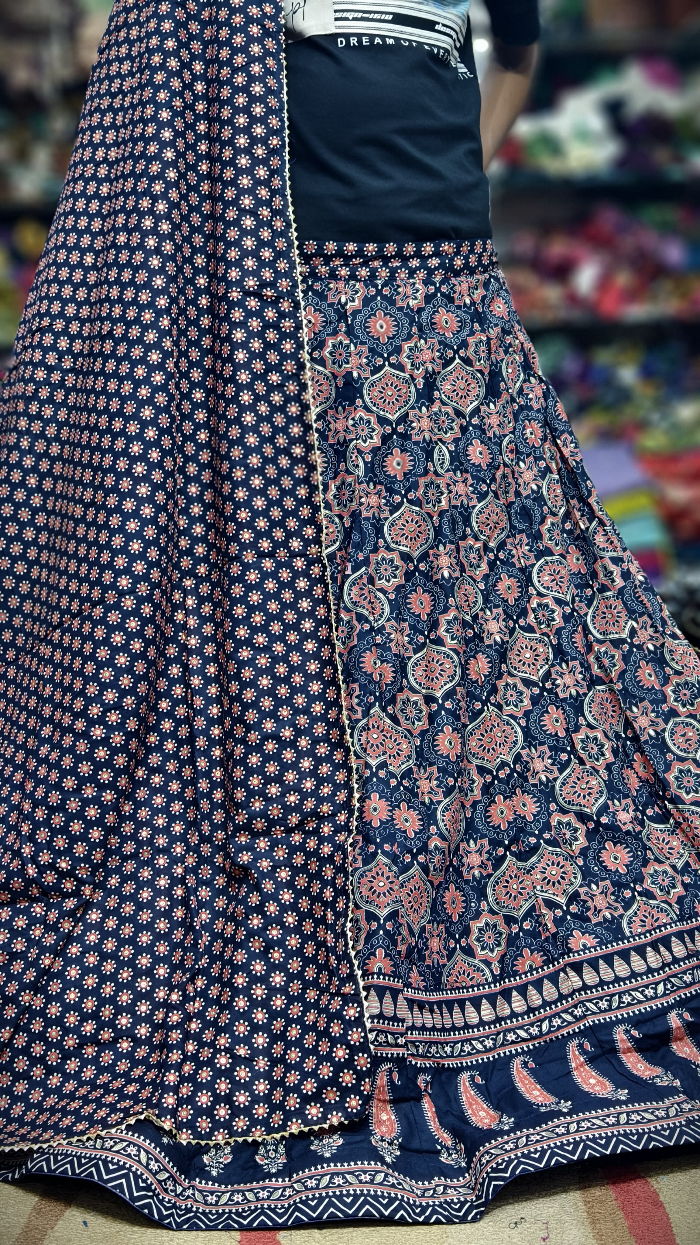 Pure Cotton Ajrakhi Print Full 3-Piece Set