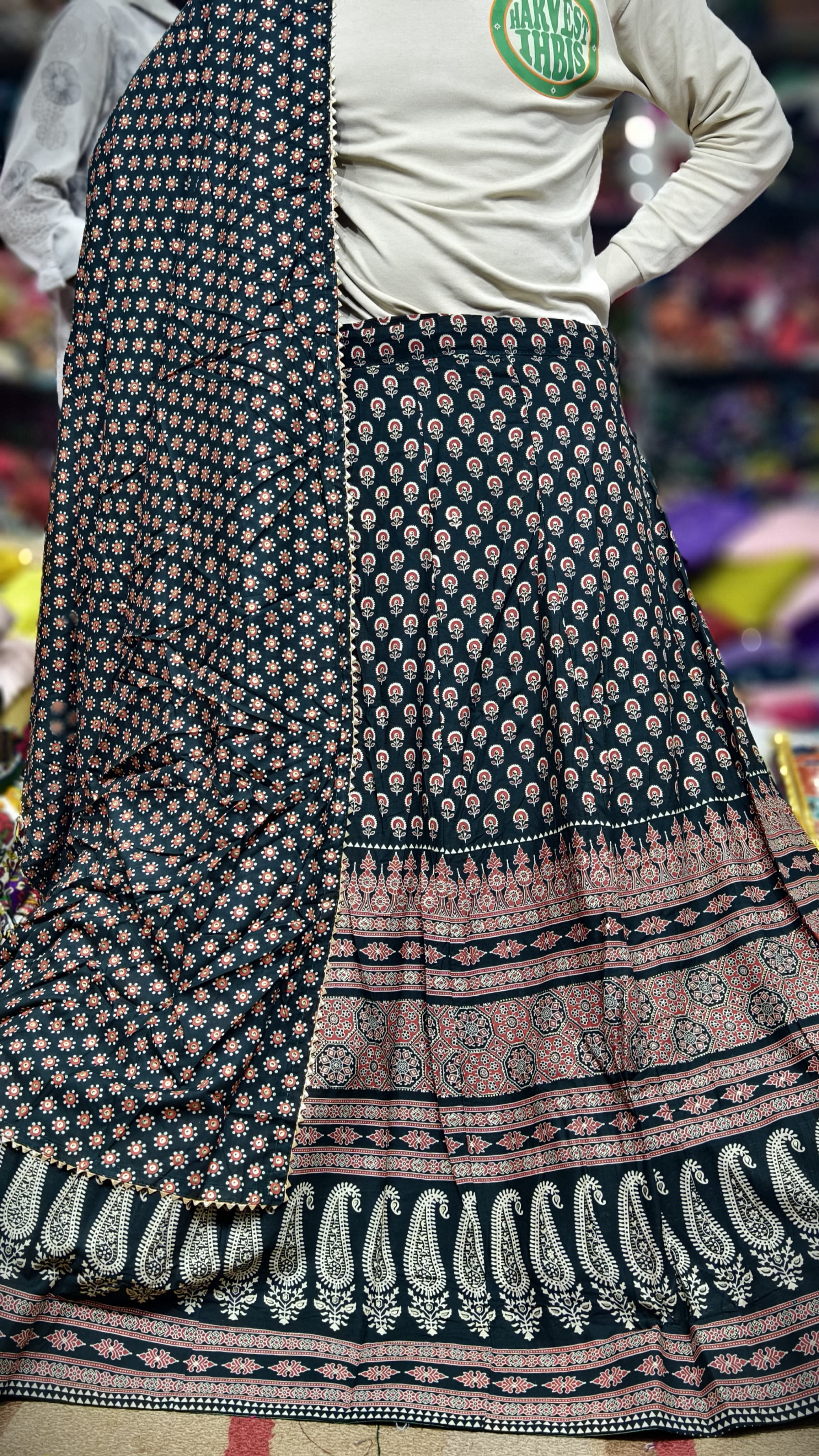 Pure Cotton Ajrakhi Print Full 3-Piece Set