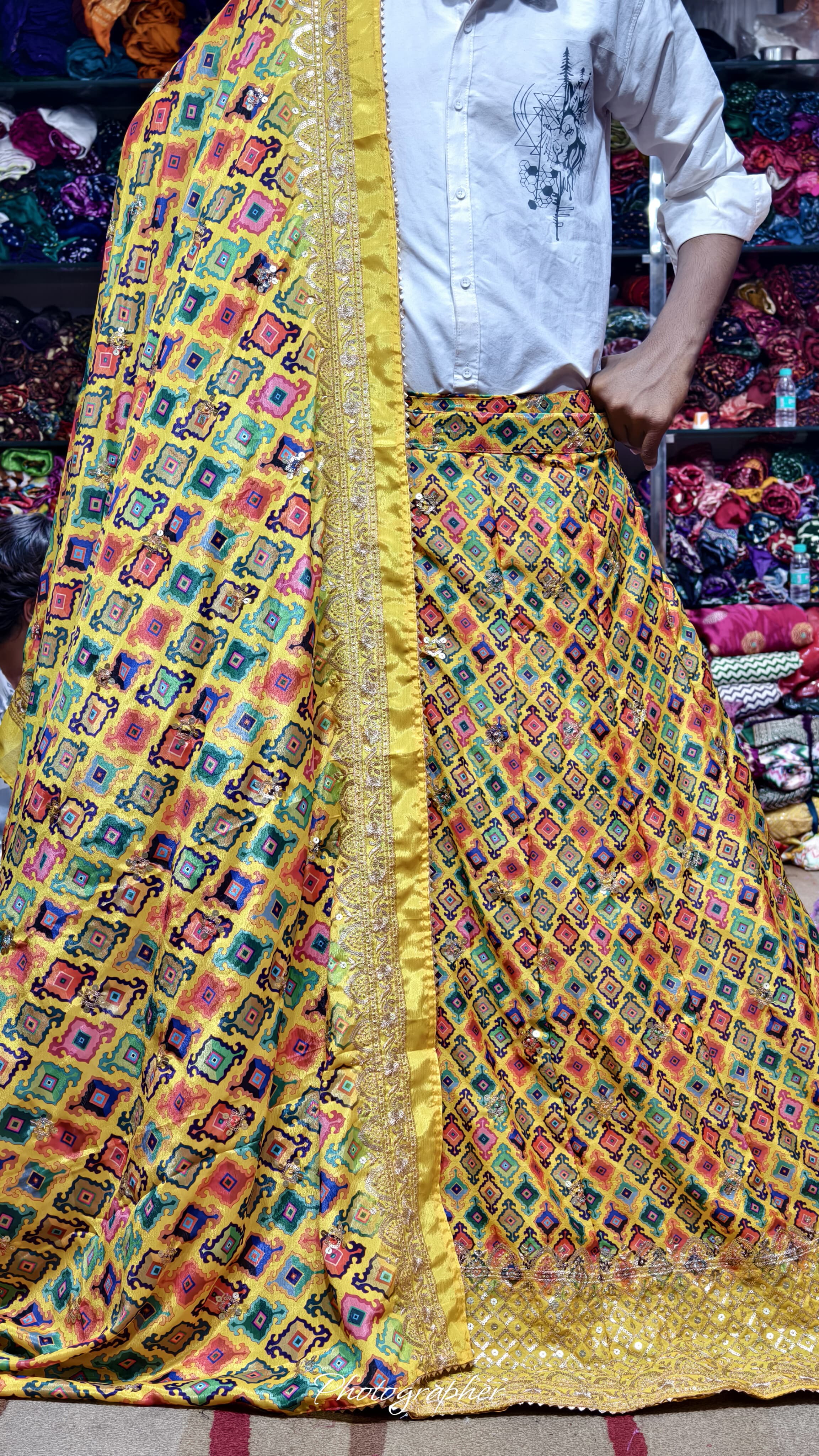 Pure Dolla Silk Chaniya Choli With Viving Foil Concept