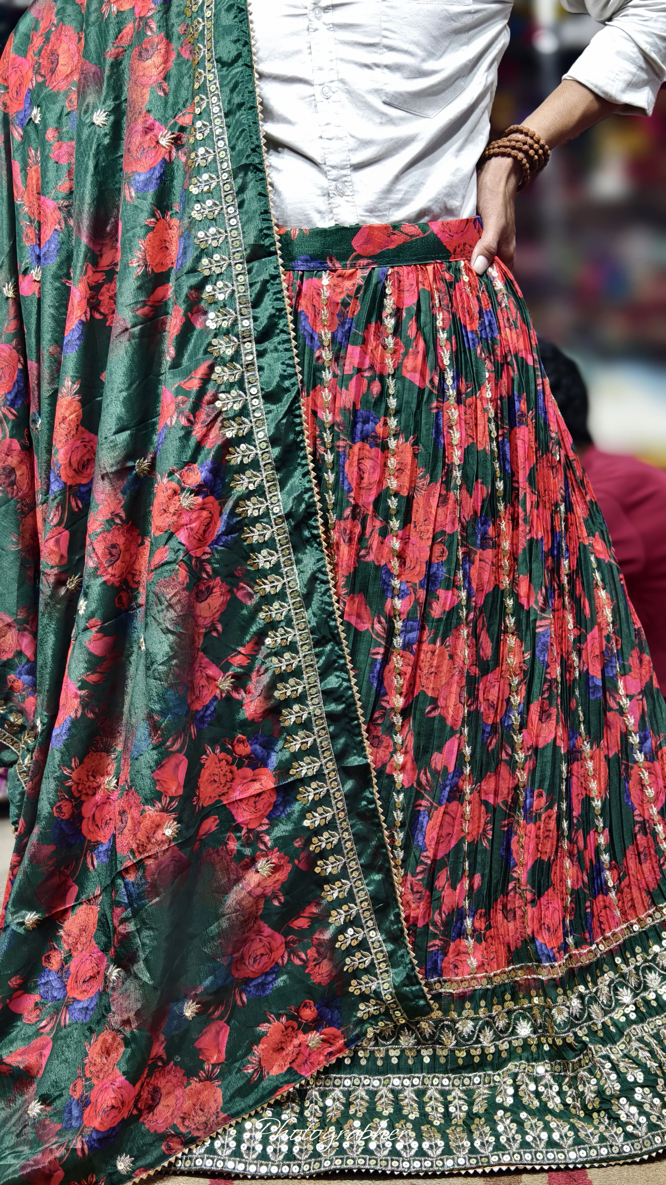 Pure Dolla Silk Chaniya Choli with Viving Foil Concept