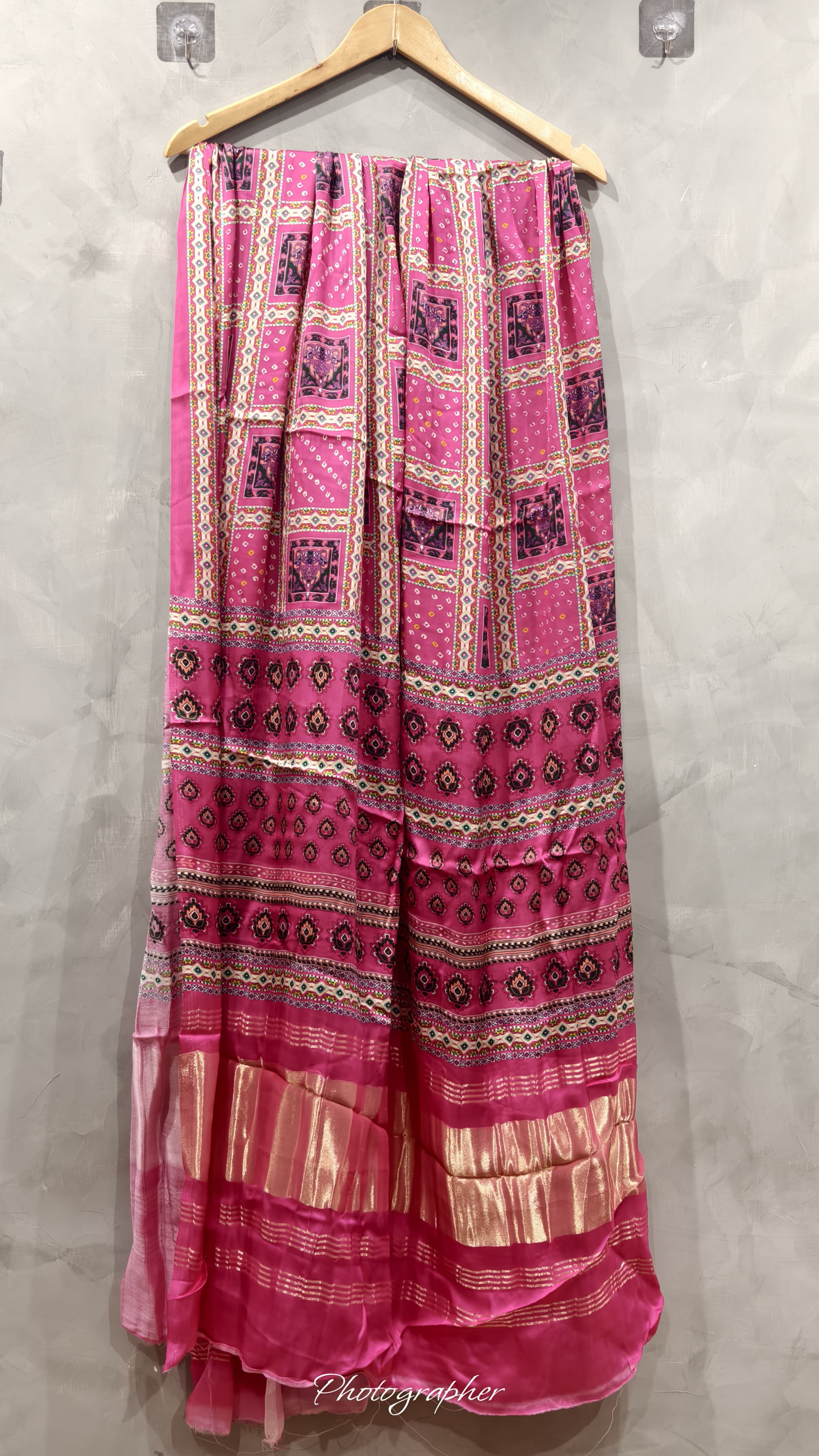 Pure Modal Gaji Silk Digital Print Dupatta