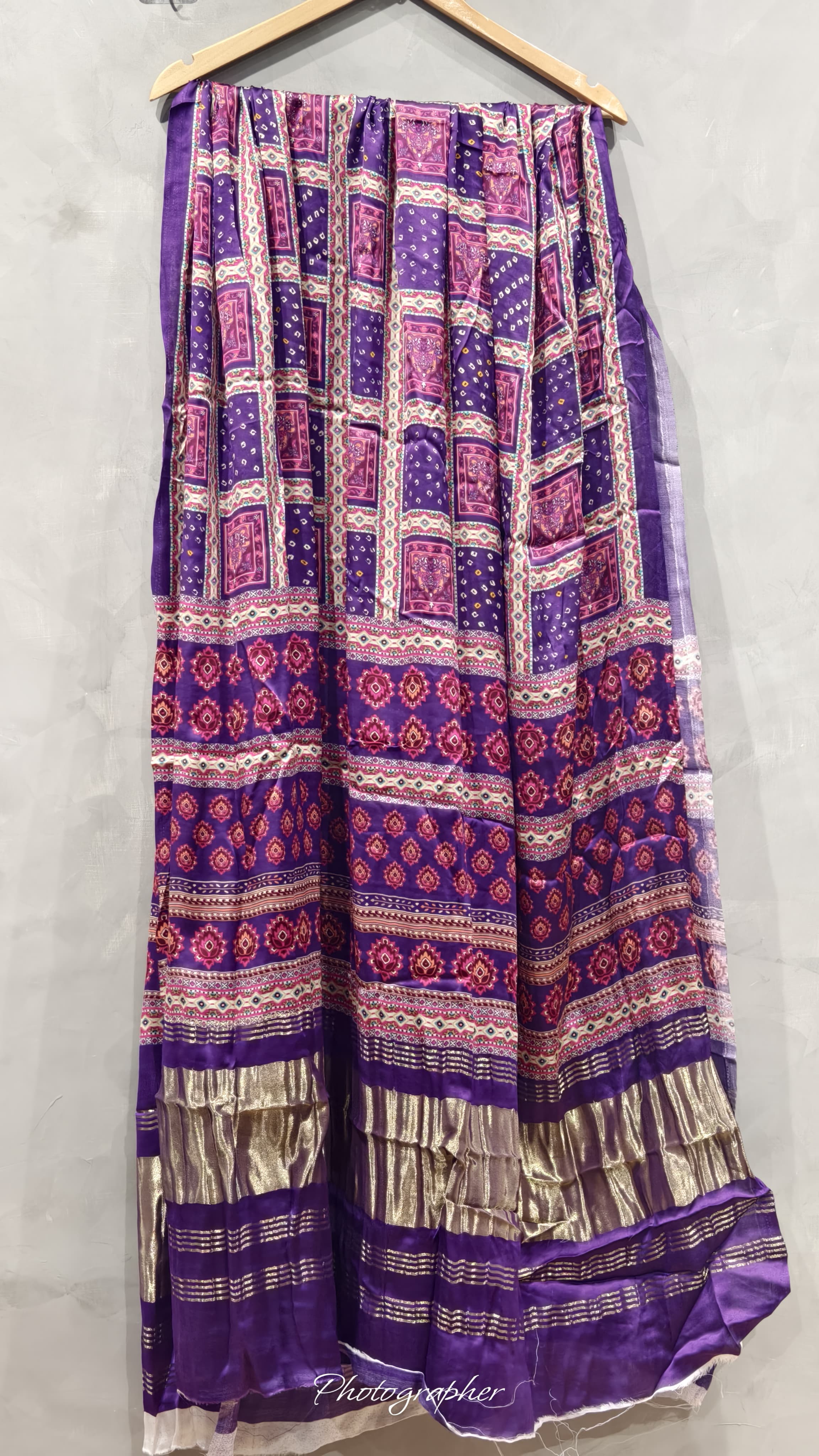 Pure Modal Gaji Silk Digital Print Dupatta