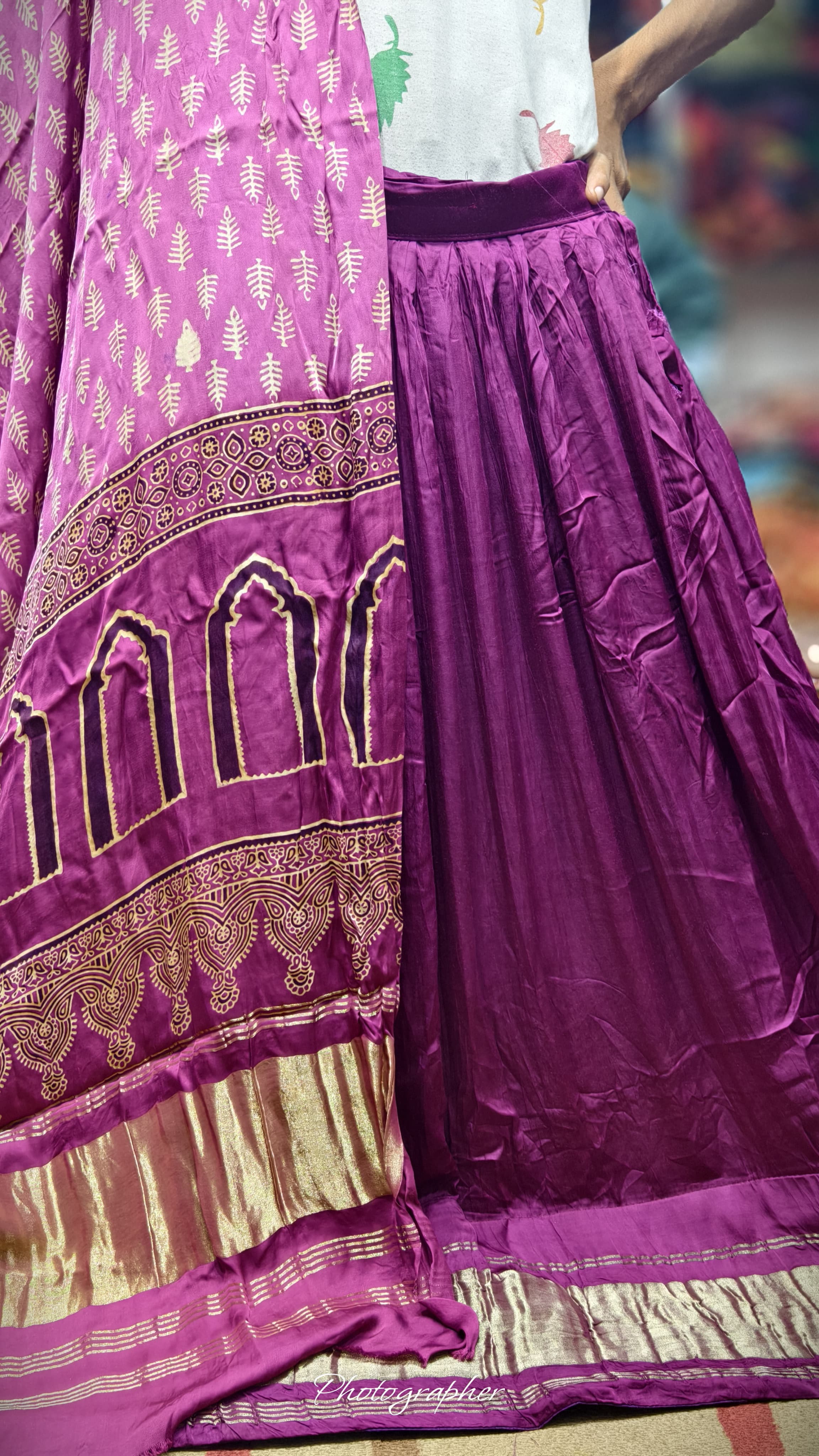 Pure Modal Gaji Silk Full Pair With Original Lagdi Pallu