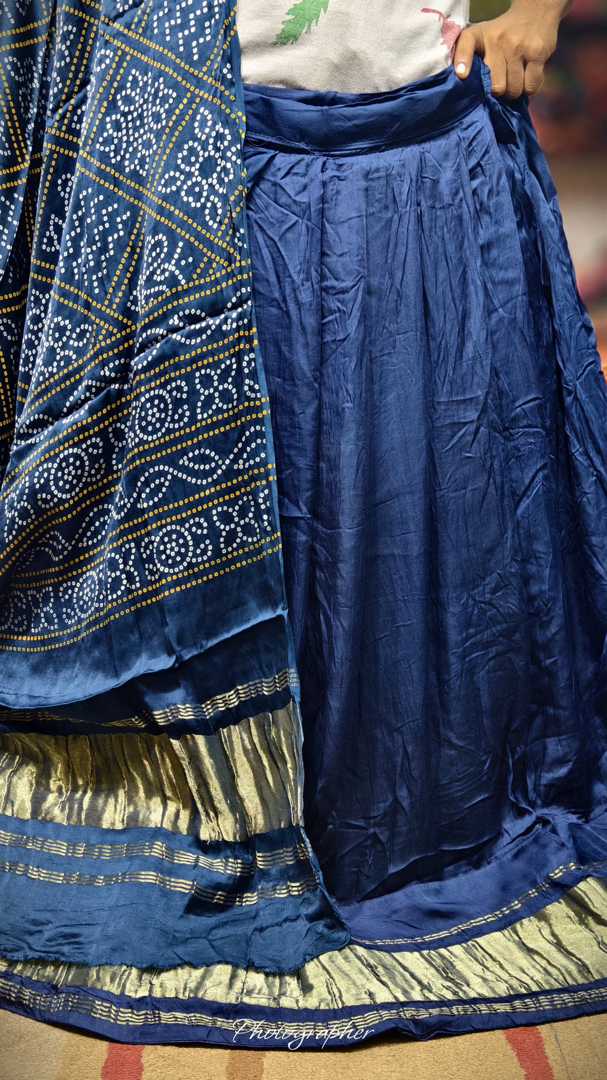 Pure Modal Gaji Silk Full Pair With Original Lagdi Pallu