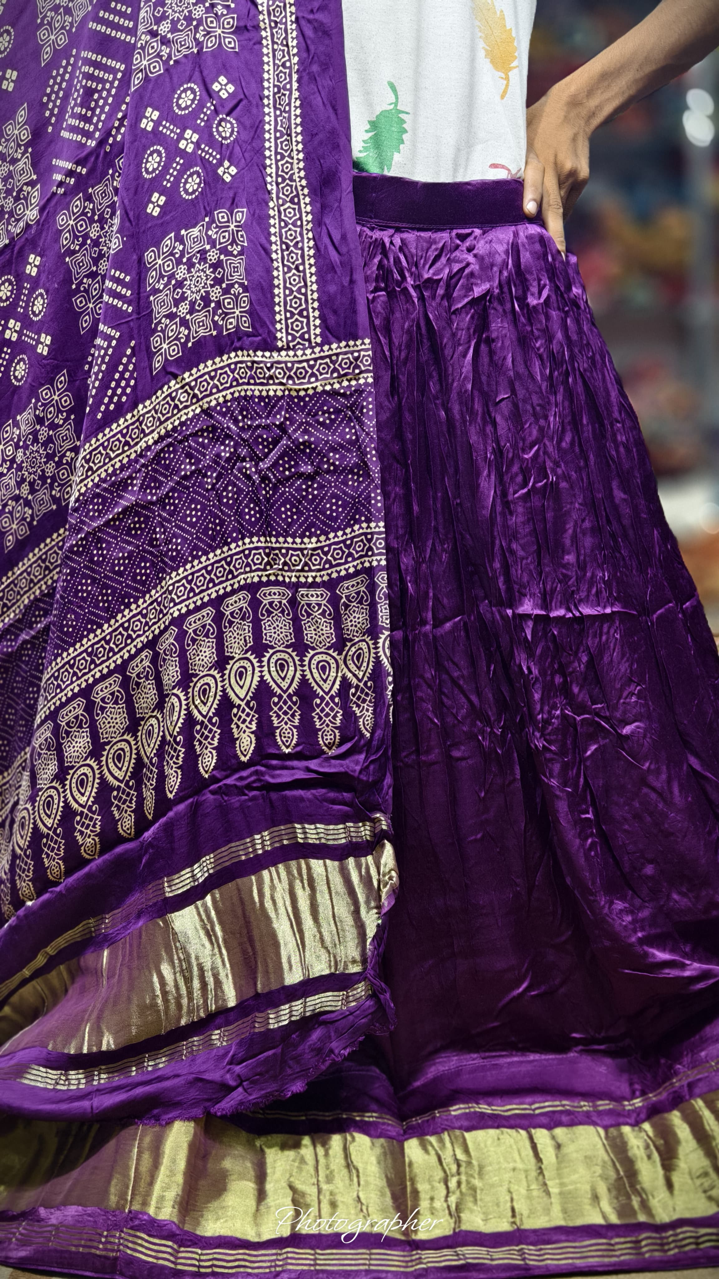 Pure Modal Gaji Silk Full Pair With Original Lagdi Pallu