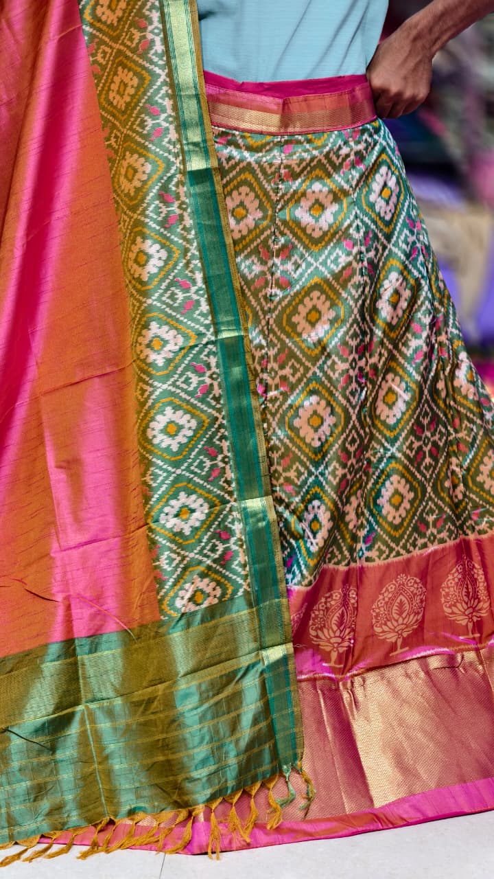 Pure Original Rajkoti Patola Silk Full Pair