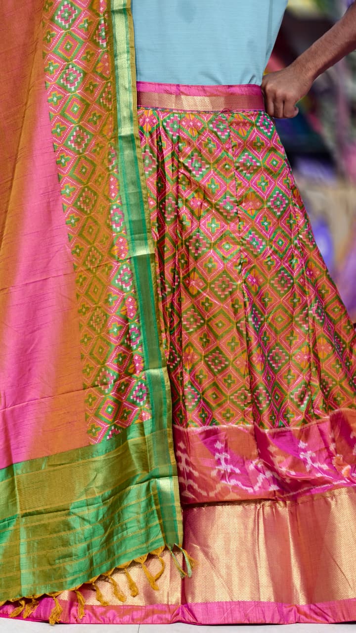 Pure Original Rajkoti Patola Silk Full Pair