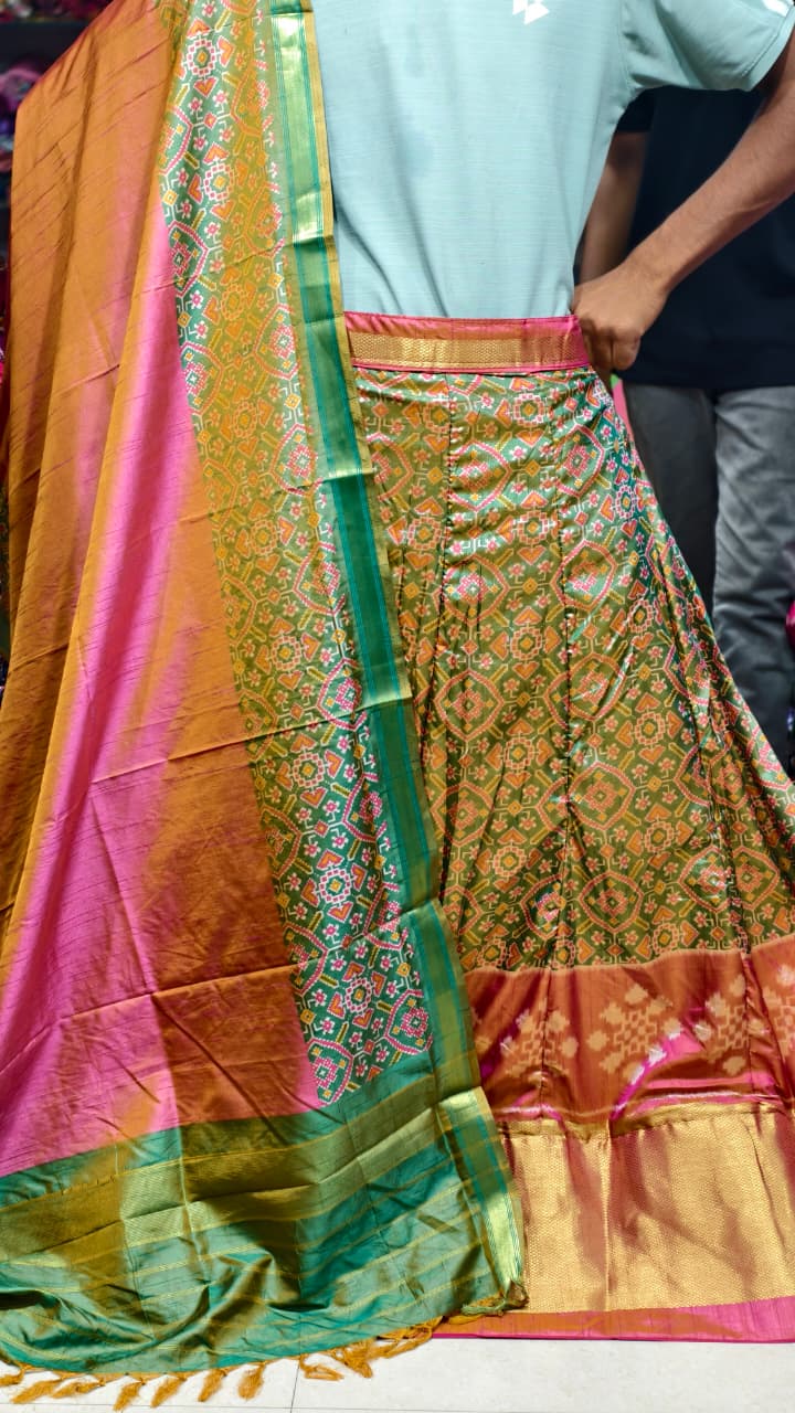 Pure Original Rajkoti Patola Silk Full Pair