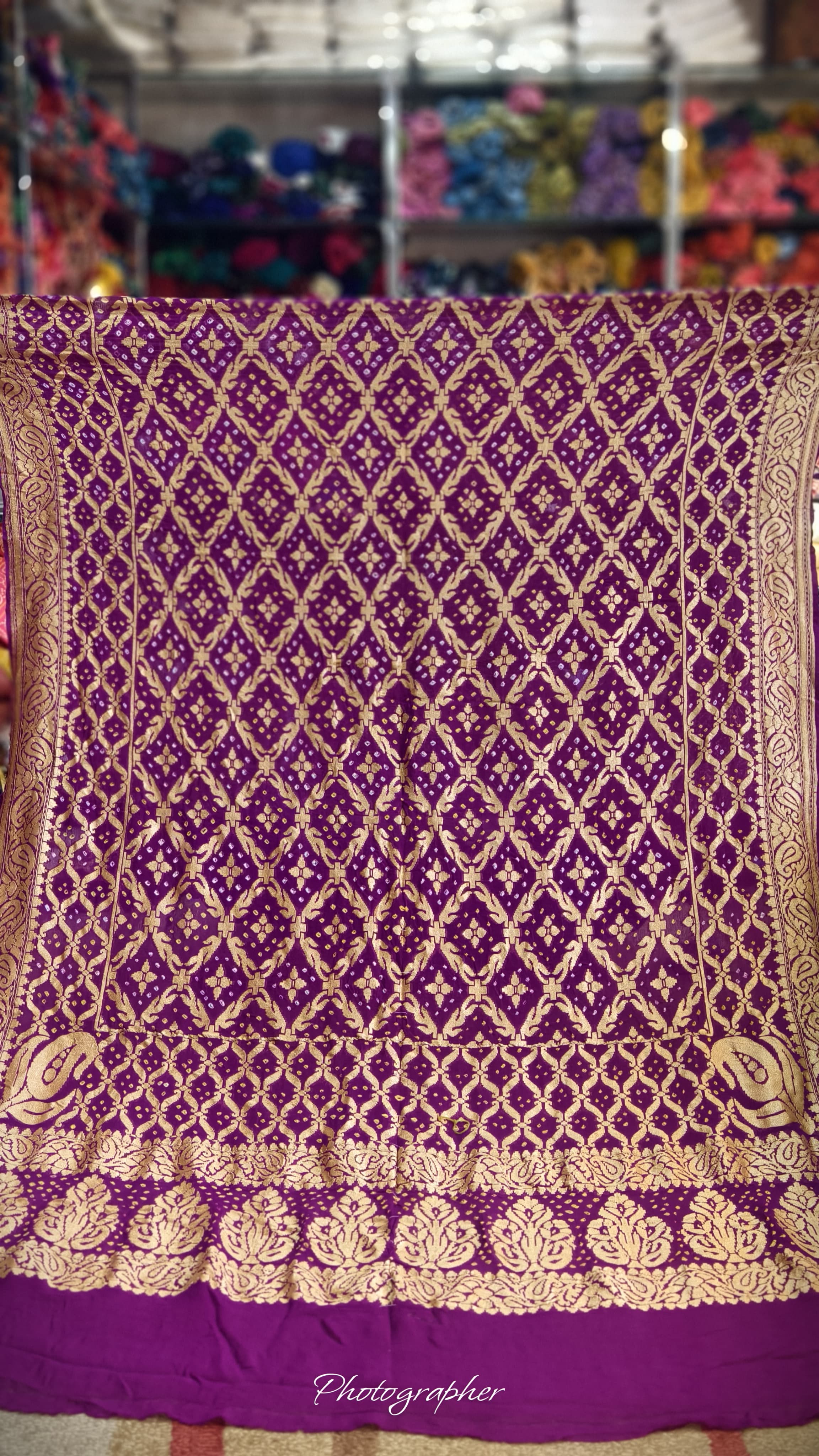 Pure Banarasi Georgette Real Neem Zari Upada Dupatta