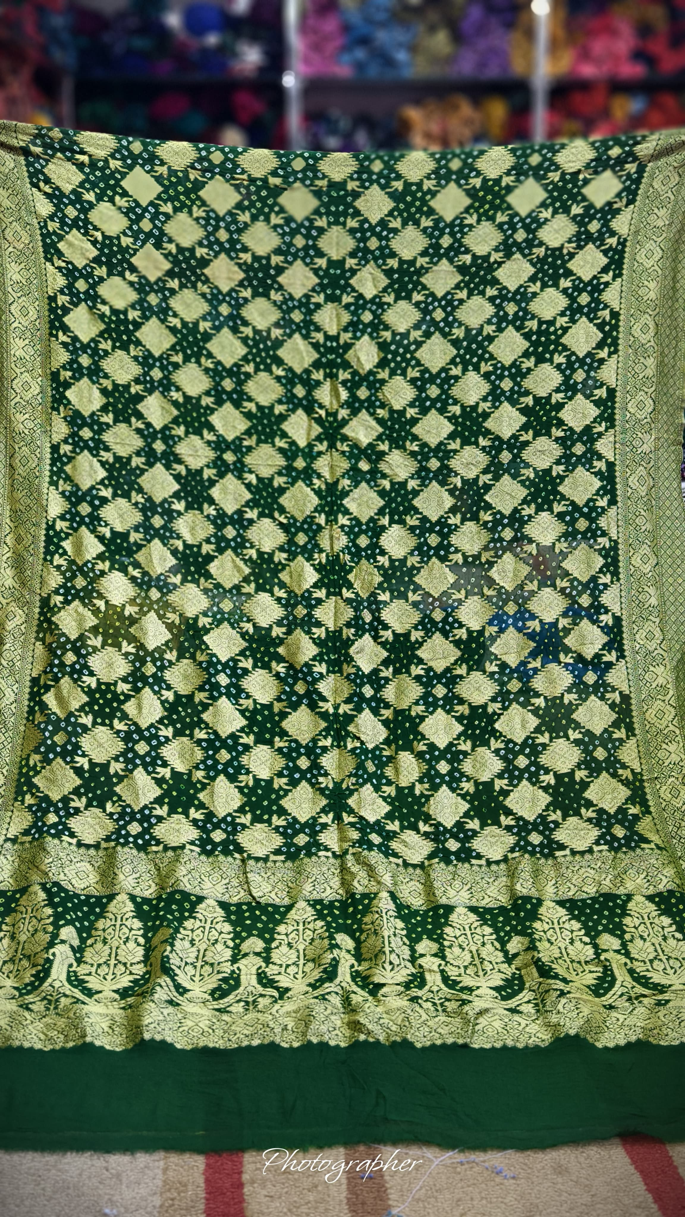 Pure Banarasi Georgette Real Neem Zari Upada Dupatta