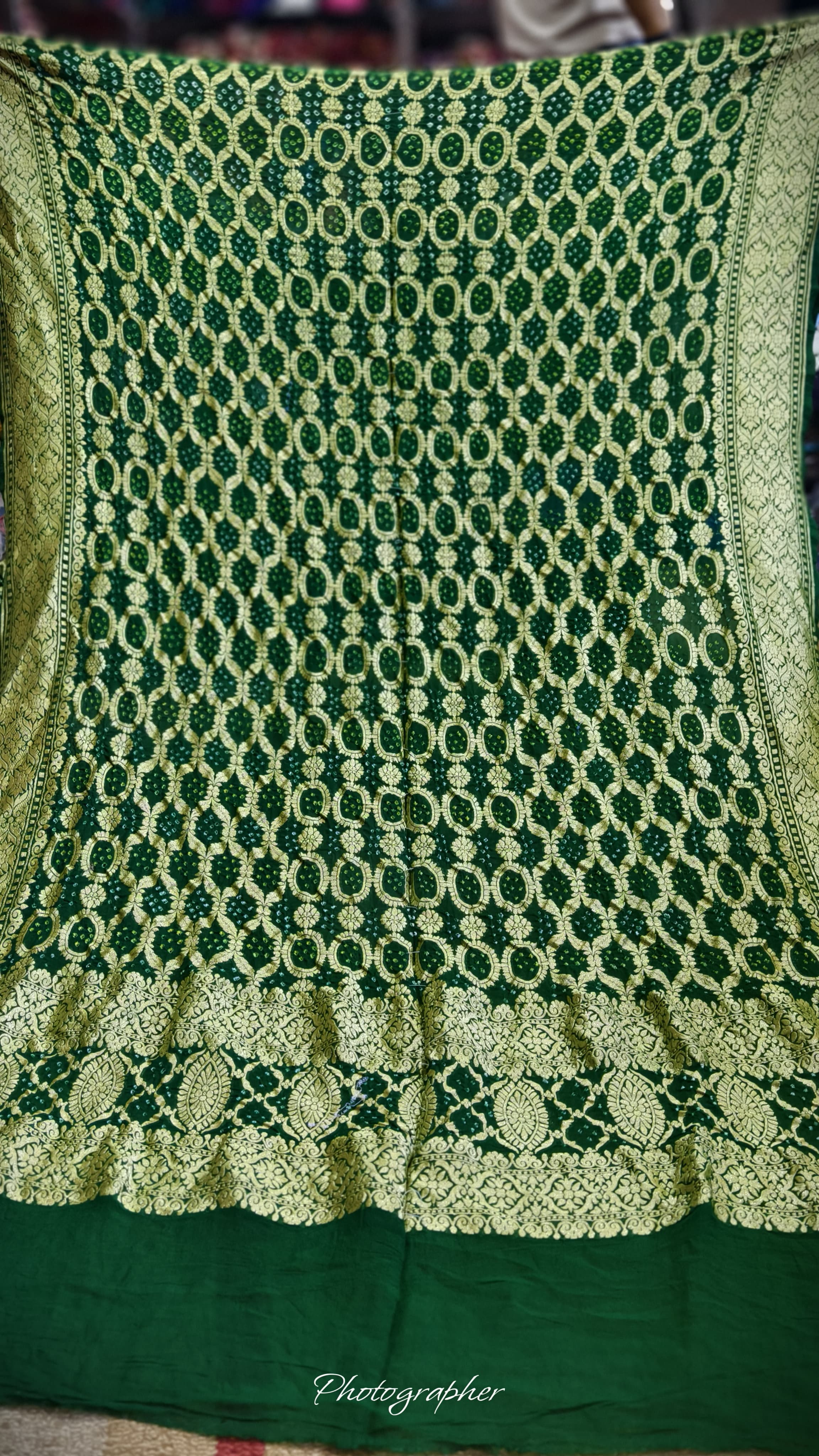 Pure Banarasi Georgette Real Neem Zari Upada Dupatta