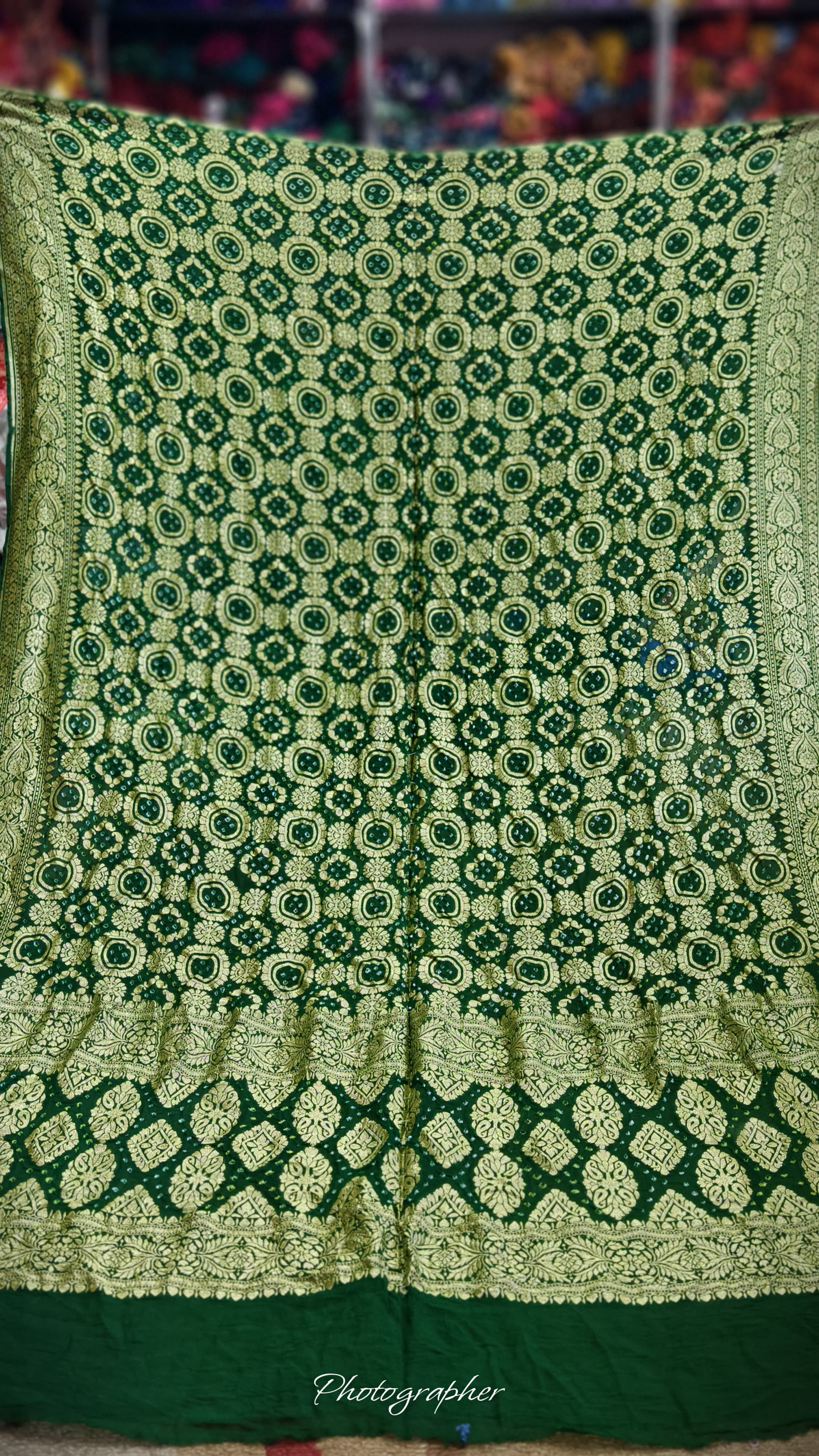 Pure Banarasi Georgette Real Neem Zari Upada Dupatta