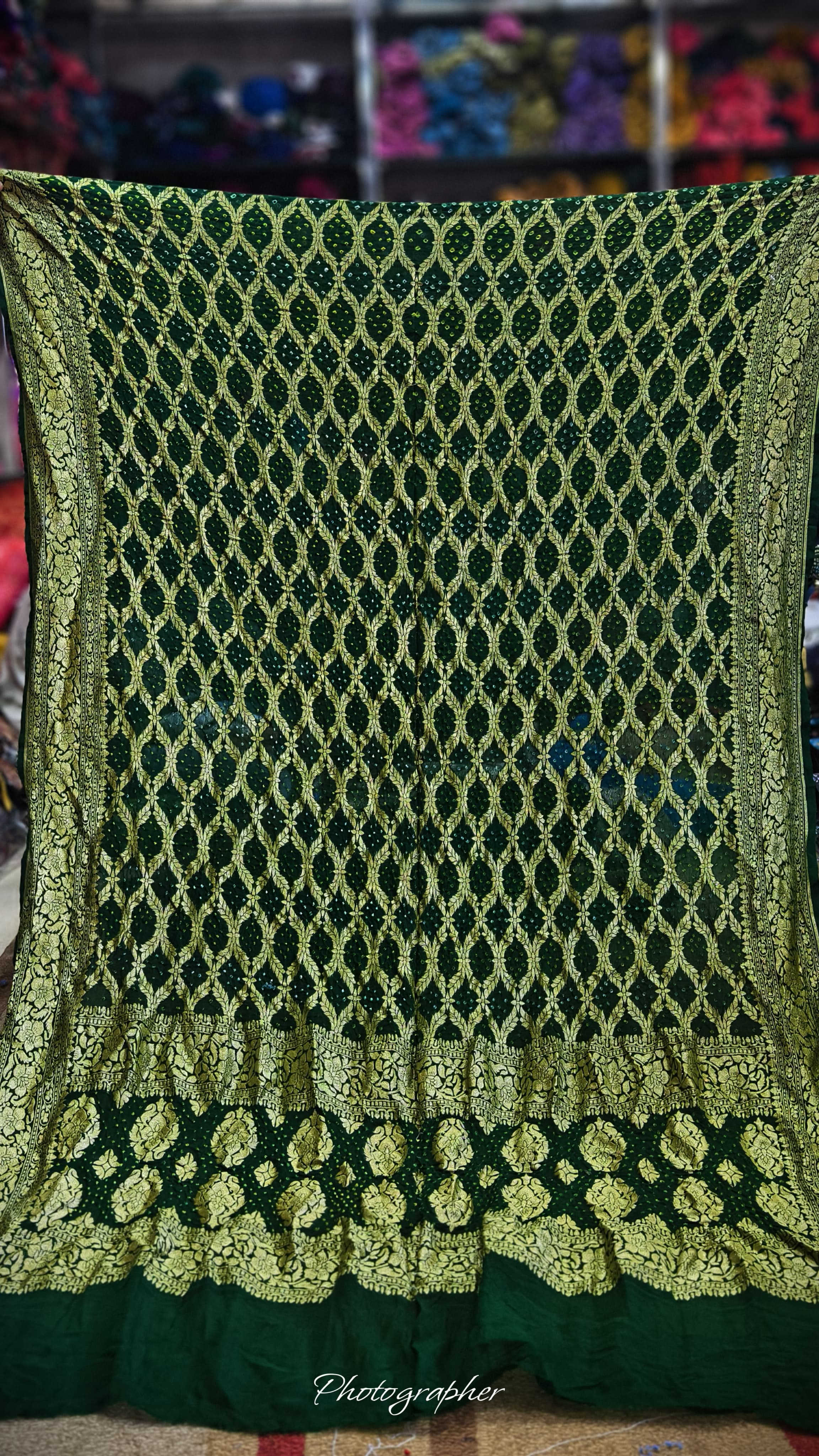 Pure Banarasi Georgette Real Neem Zari Upada Dupatta