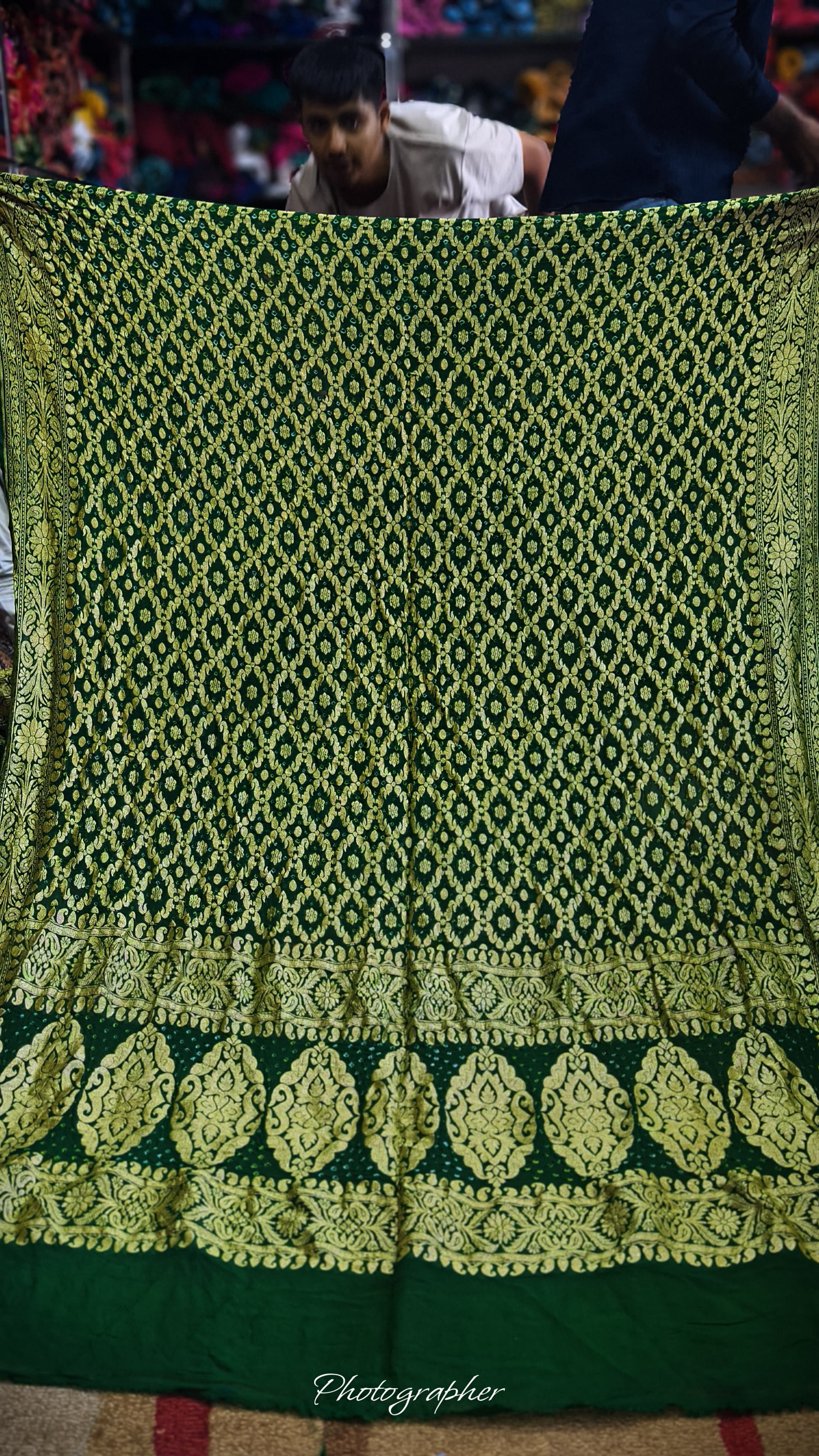 Pure Banarasi Georgette Real Neem Zari Upada Dupatta