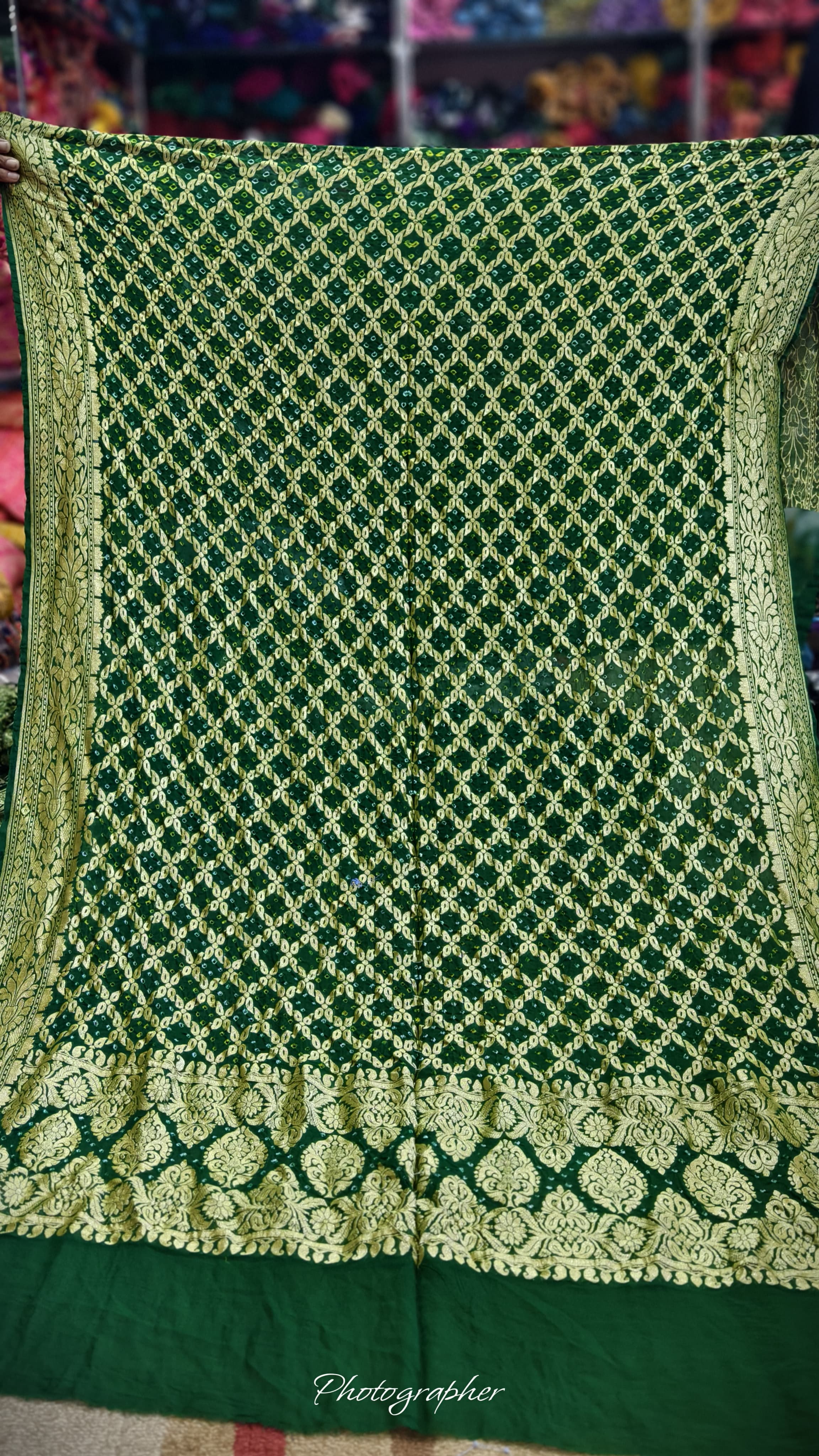 Pure Banarasi Georgette Real Neem Zari Upada Dupatta