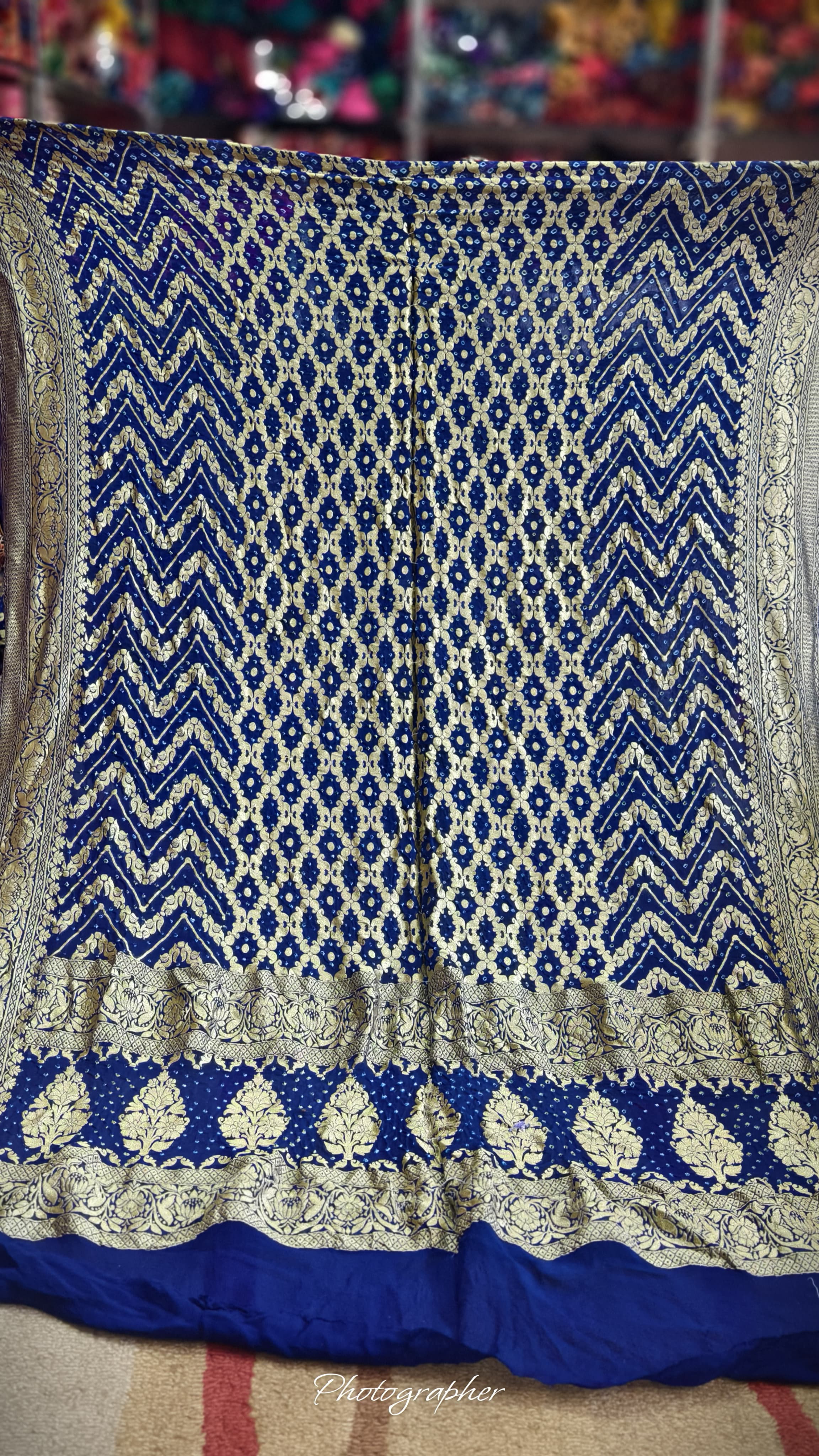 Pure Banarasi Georgette Real Neem Zari Upada Dupatta