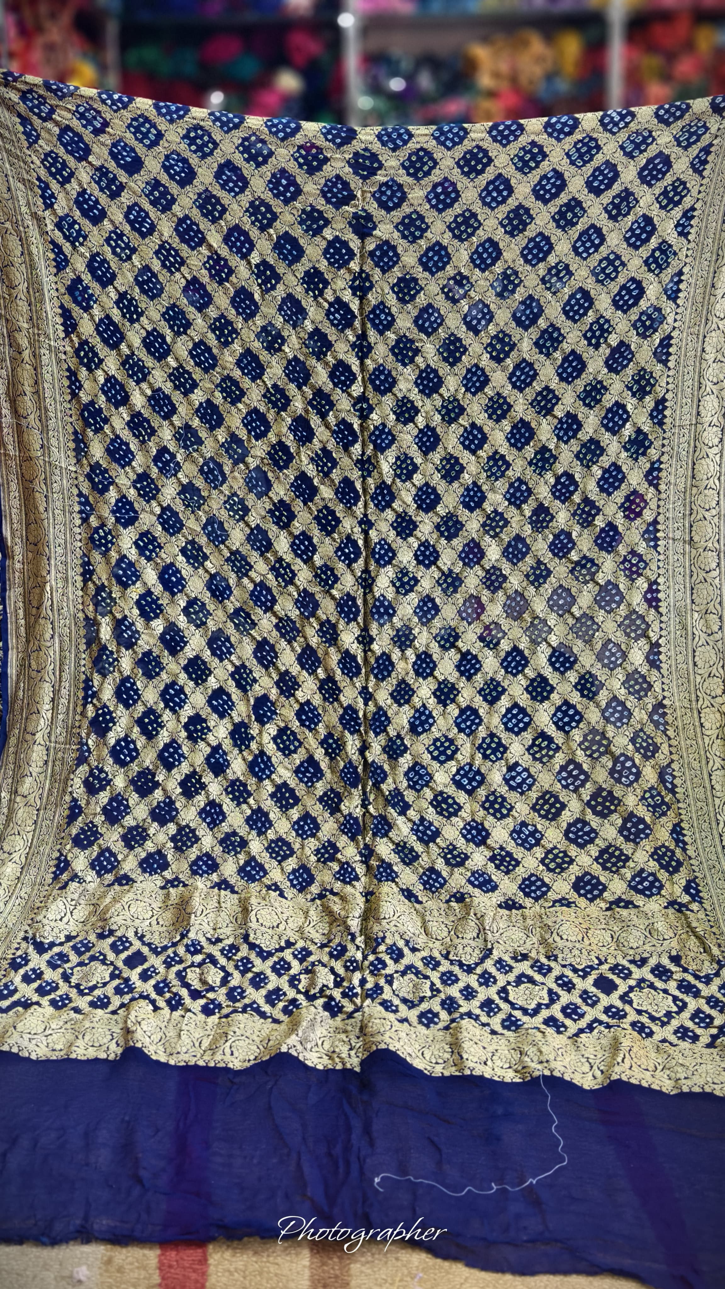 Pure Banarasi Georgette Real Neem Zari Upada Dupatta