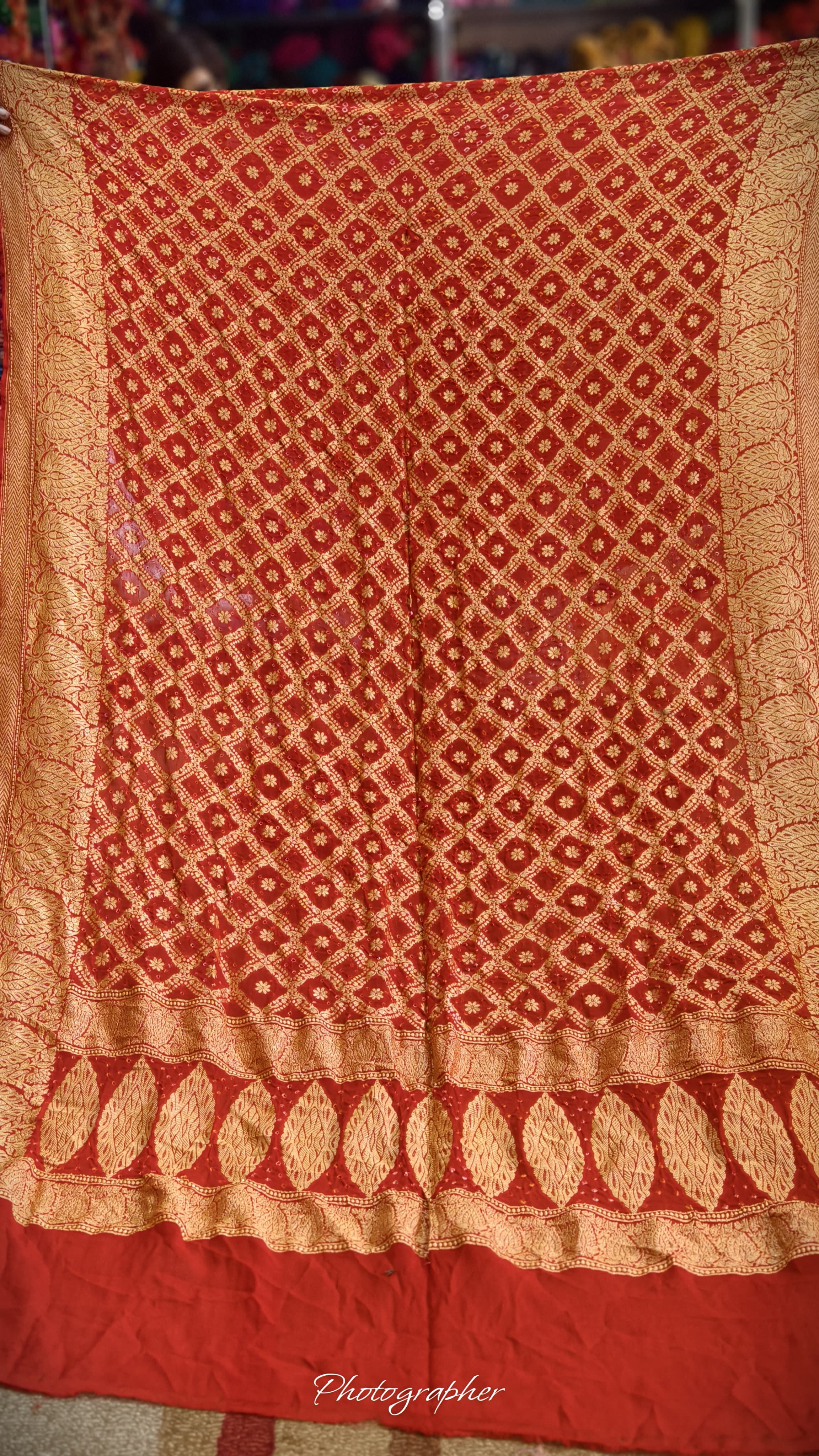 Pure Banarasi Georgette Real Neem Zari Upada Dupatta