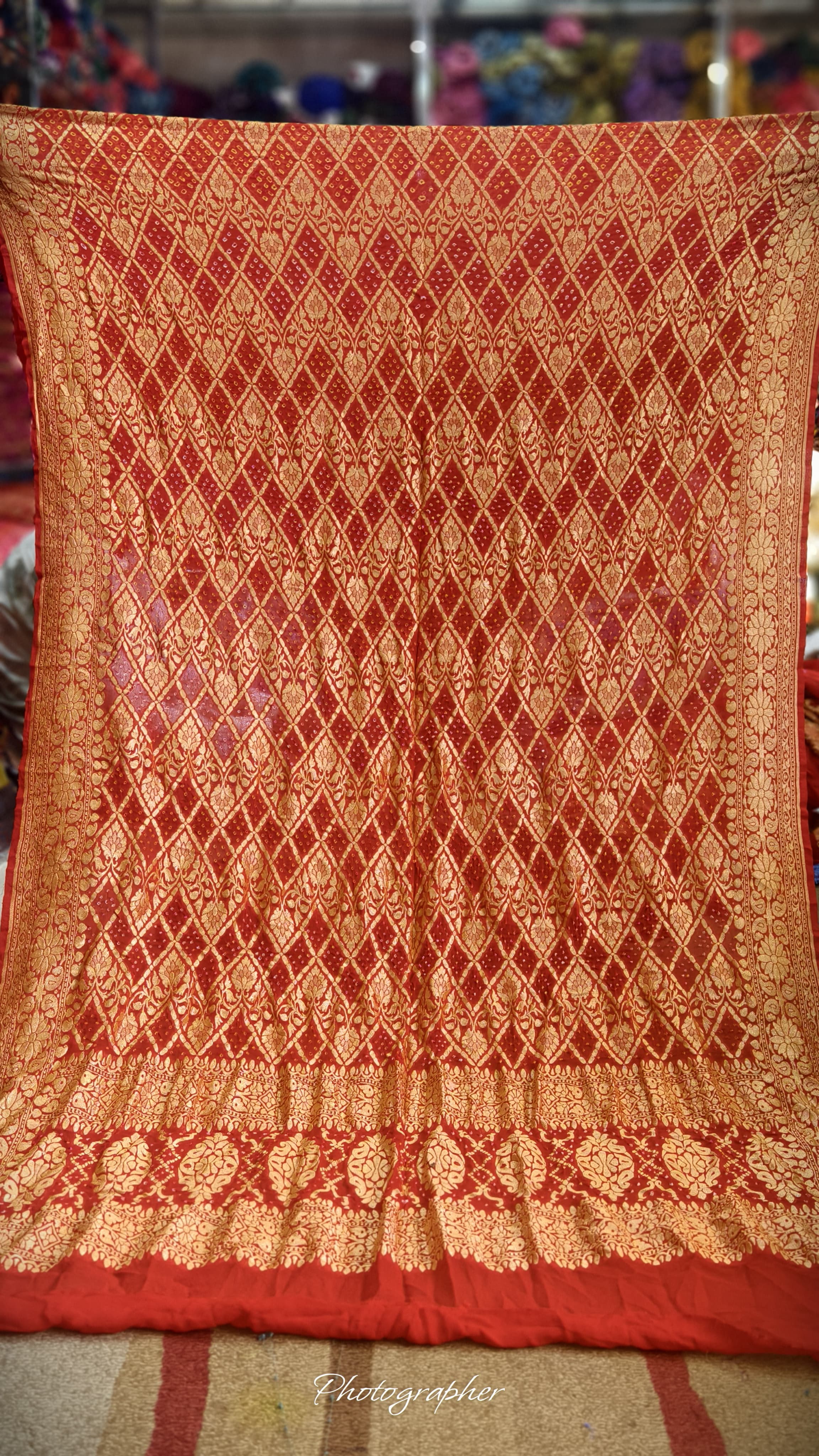 Pure Banarasi Georgette Real Neem Zari Upada Dupatta