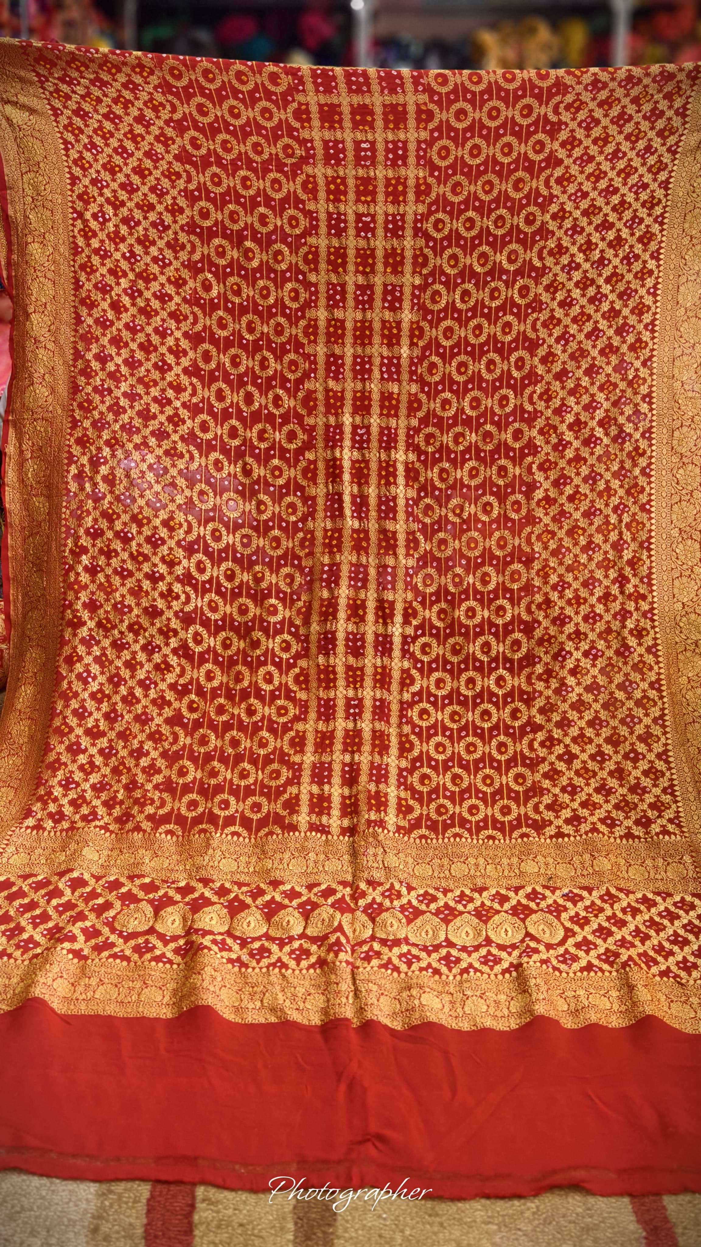 Pure Banarasi Georgette Real Neem Zari Upada Dupatta