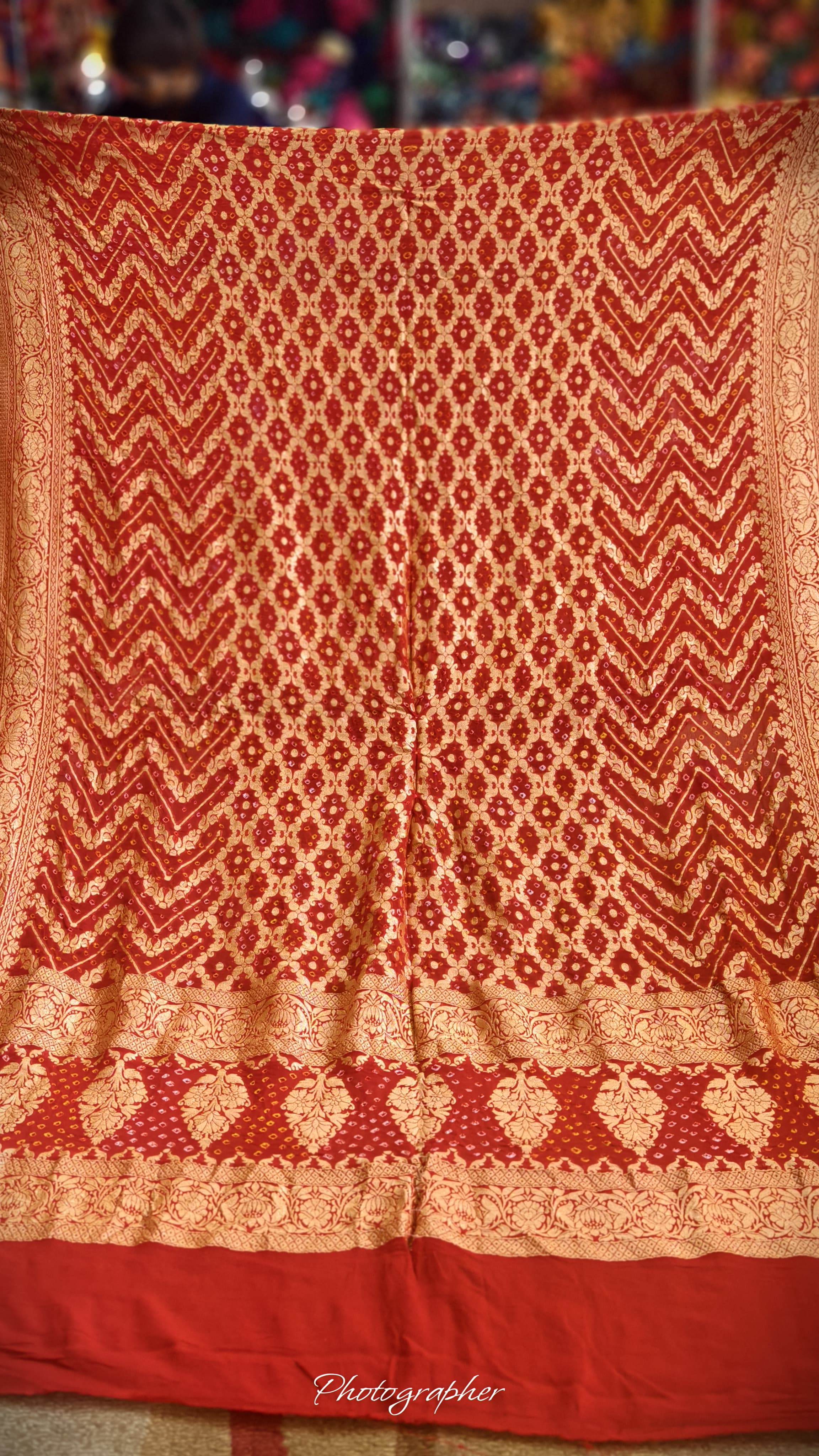 Pure Banarasi Georgette Real Neem Zari Upada Dupatta