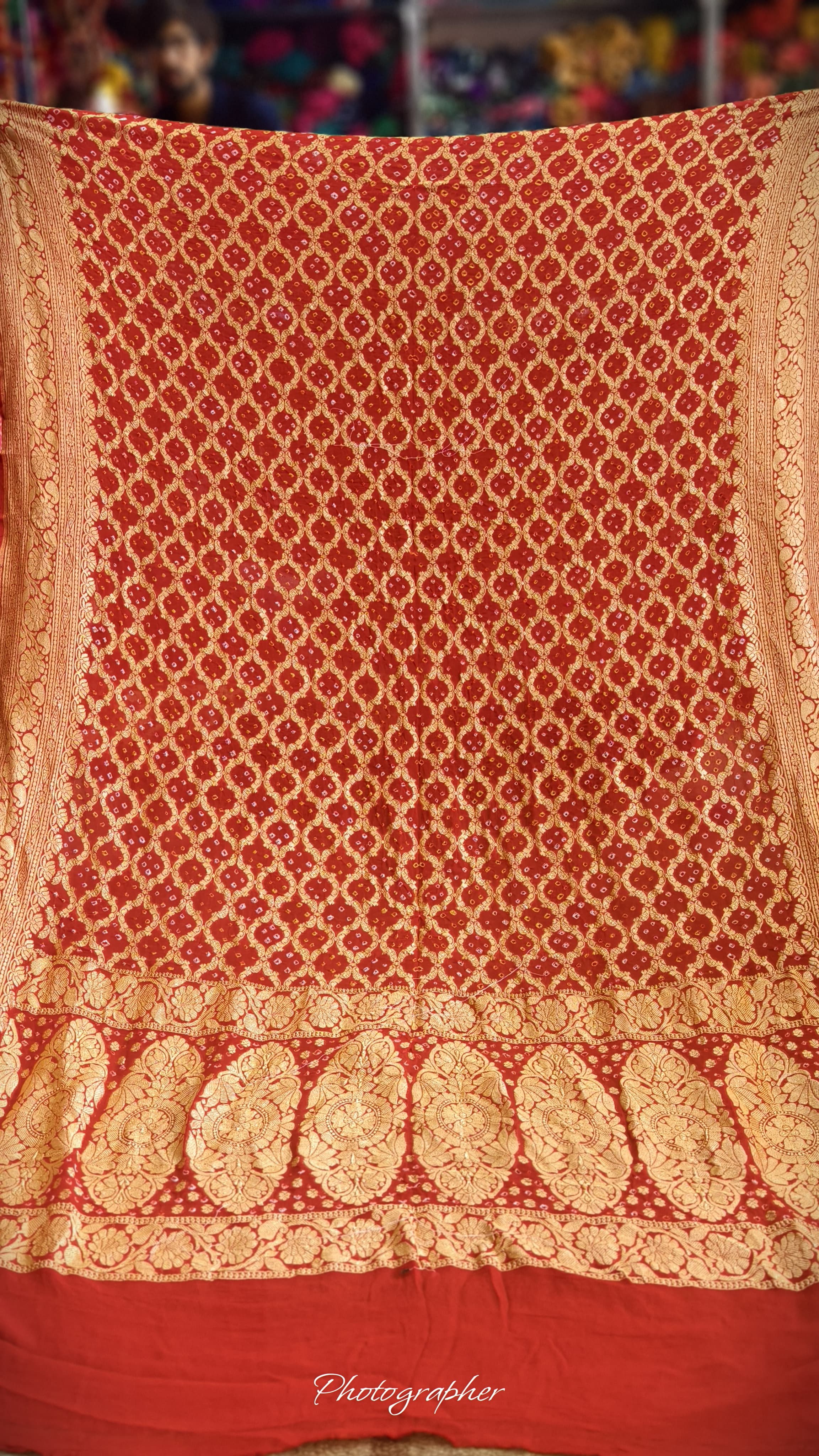 Pure Banarasi Georgette Real Neem Zari Upada Dupatta