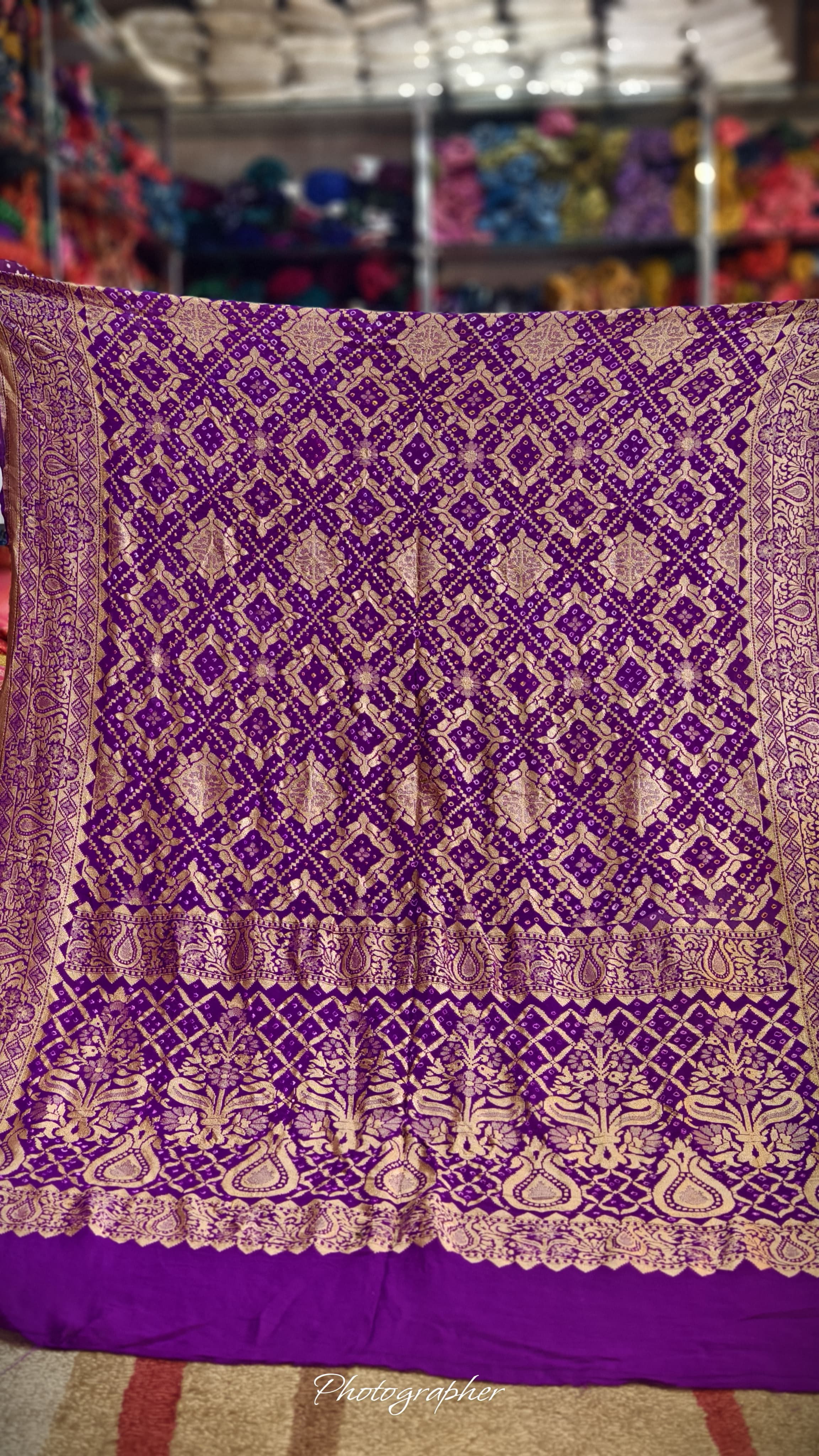 Pure Banarasi Georgette Real Neem Zari Upada Dupatta