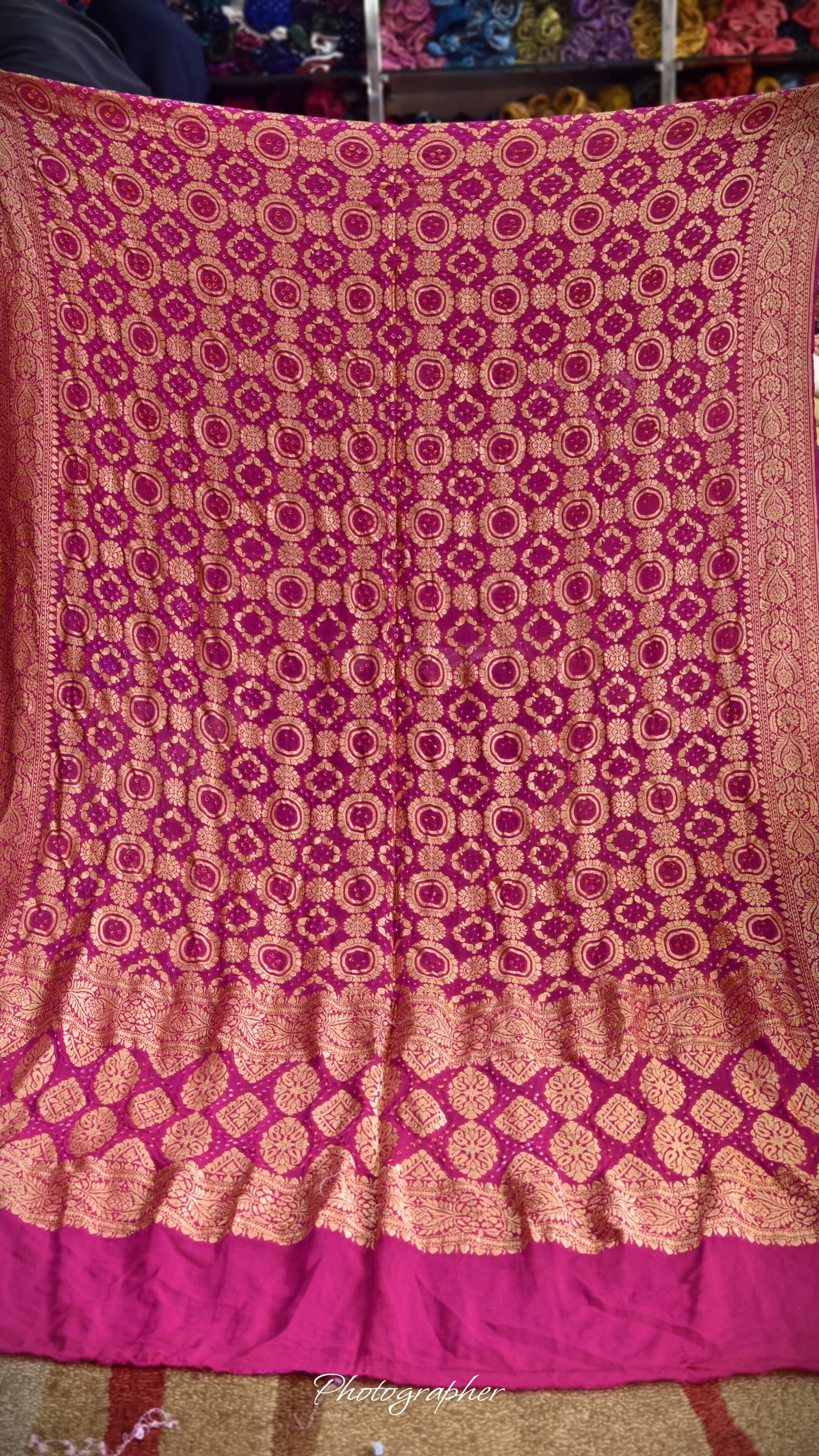 Pure Banarasi Georgette Real Neem Zari Upada Dupatta