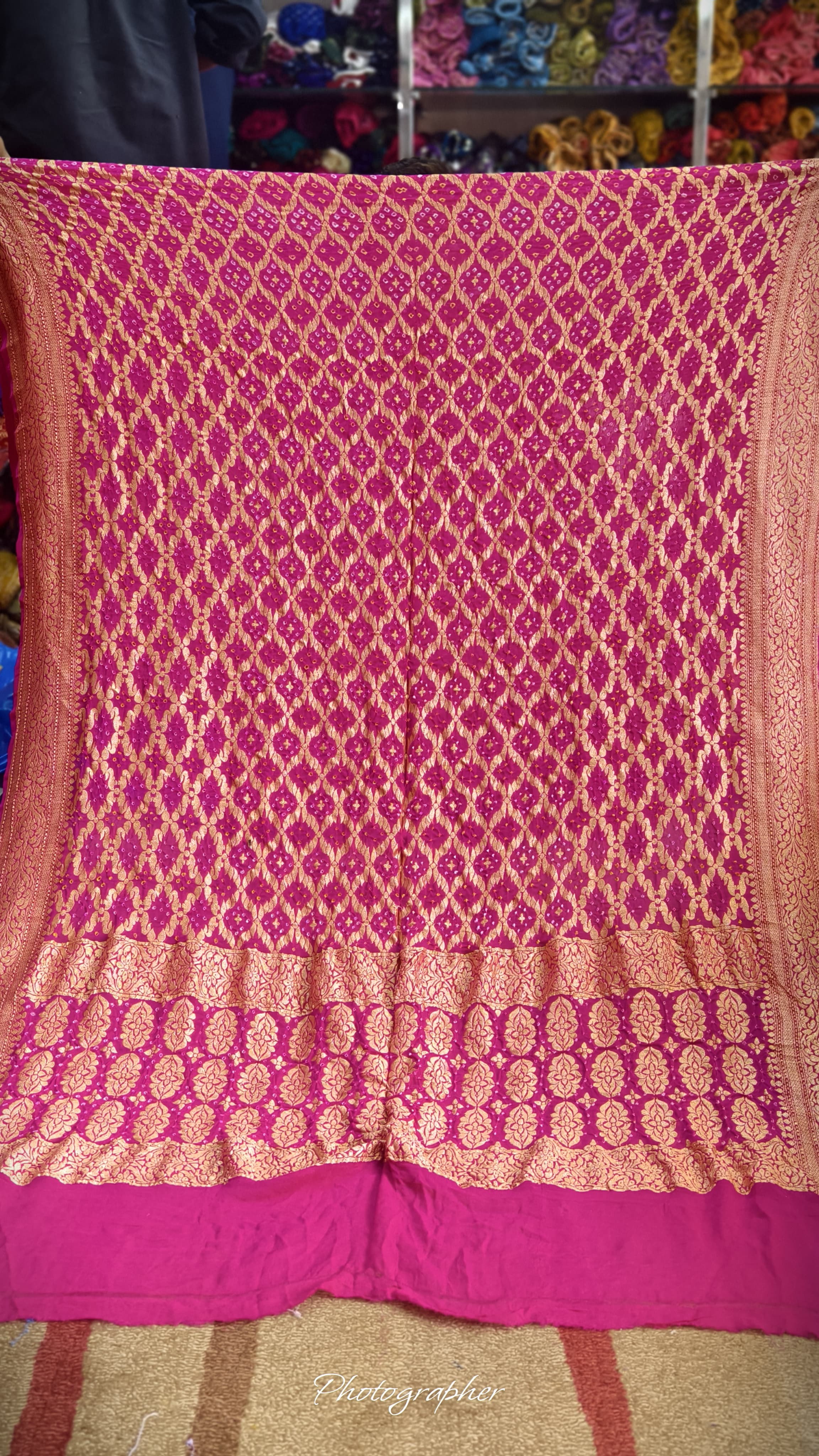 Pure Banarasi Georgette Real Neem Zari Upada Dupatta