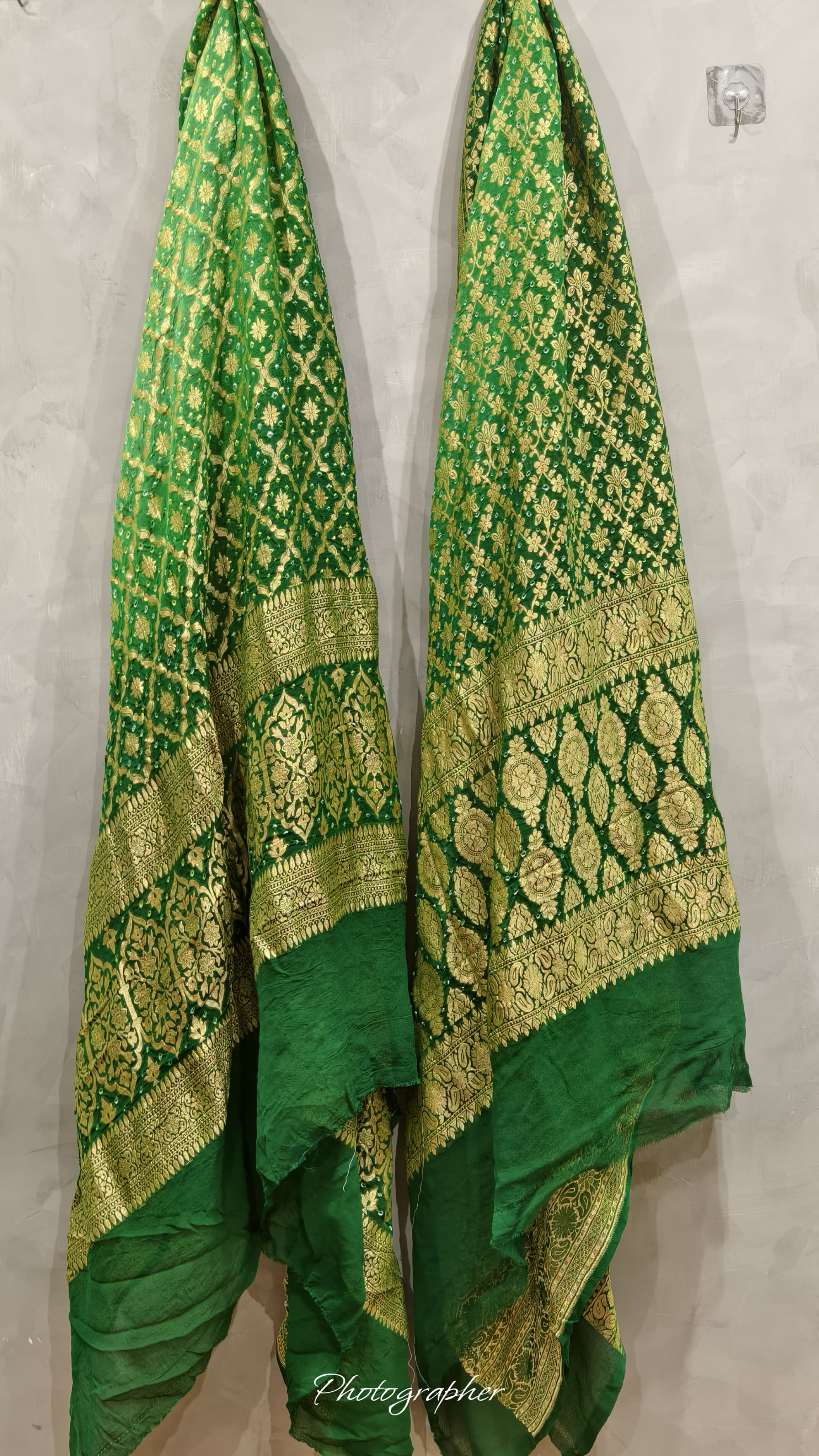 Pure Banarasi Georgette Real Neem Zari Upada Dupatta