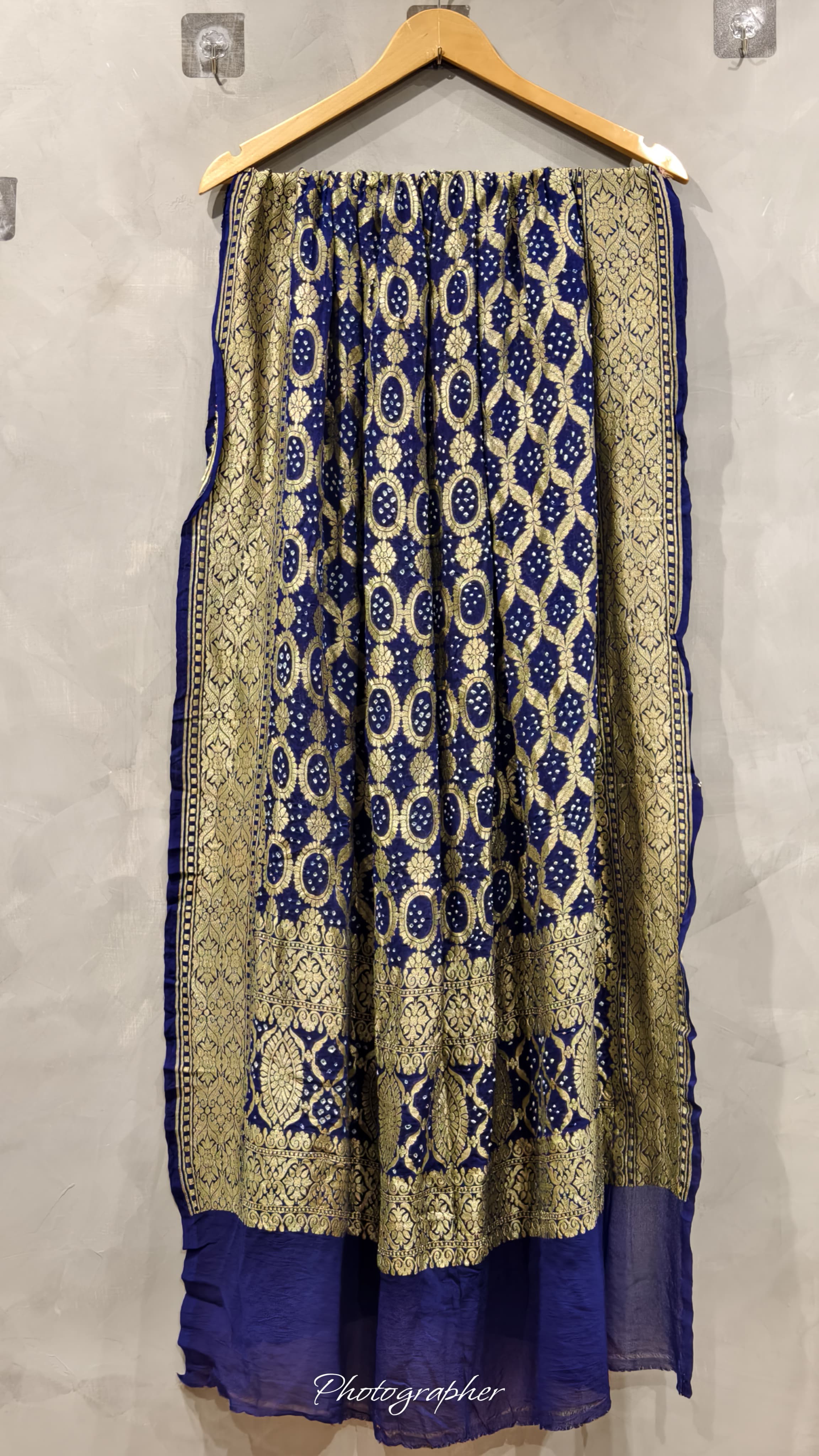 Pure Banarasi Georgette Real Neem Zari Upada Dupatta