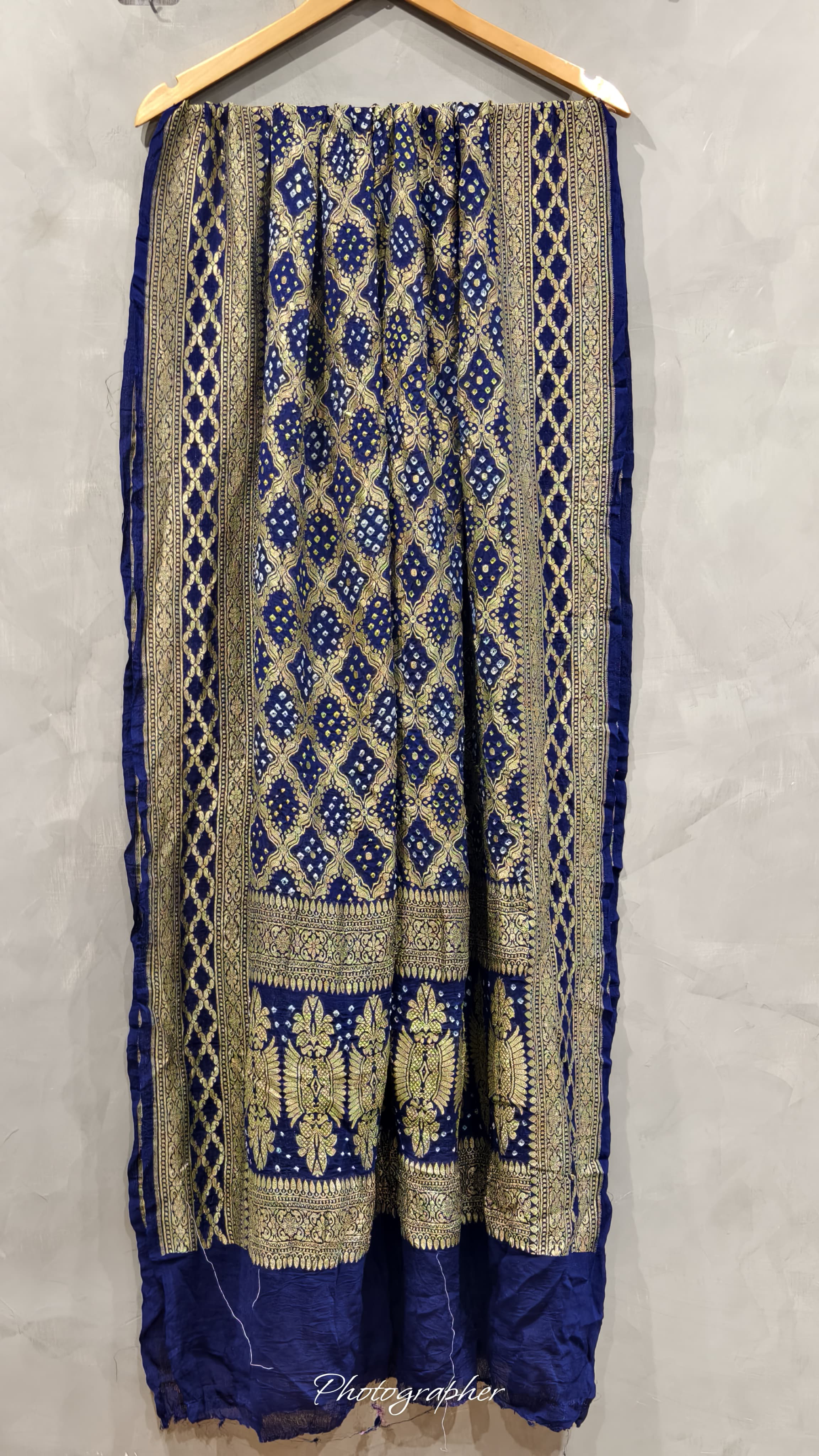 Pure Banarasi Georgette Real Neem Zari Upada Dupatta